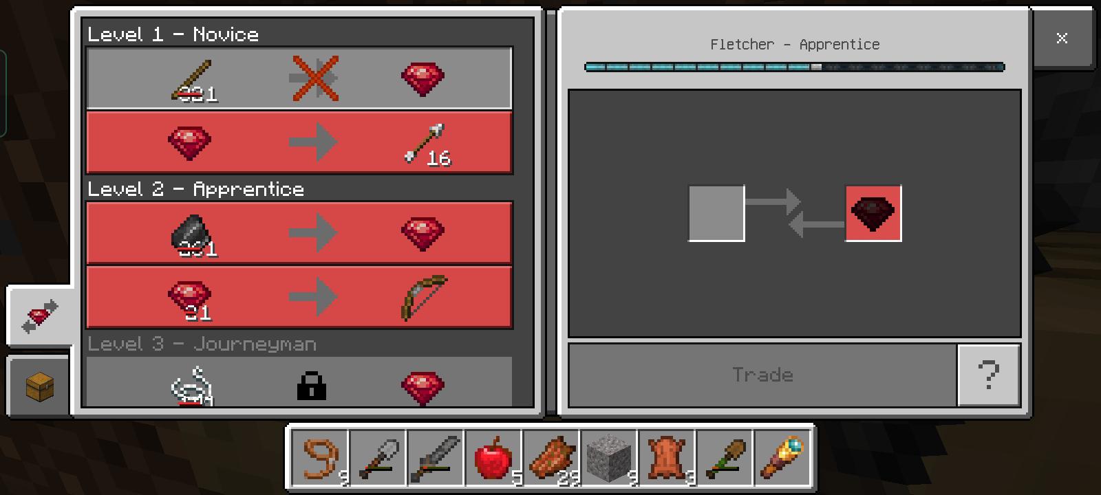 I cured a fletcher repeatedly until it gave me one stick for one