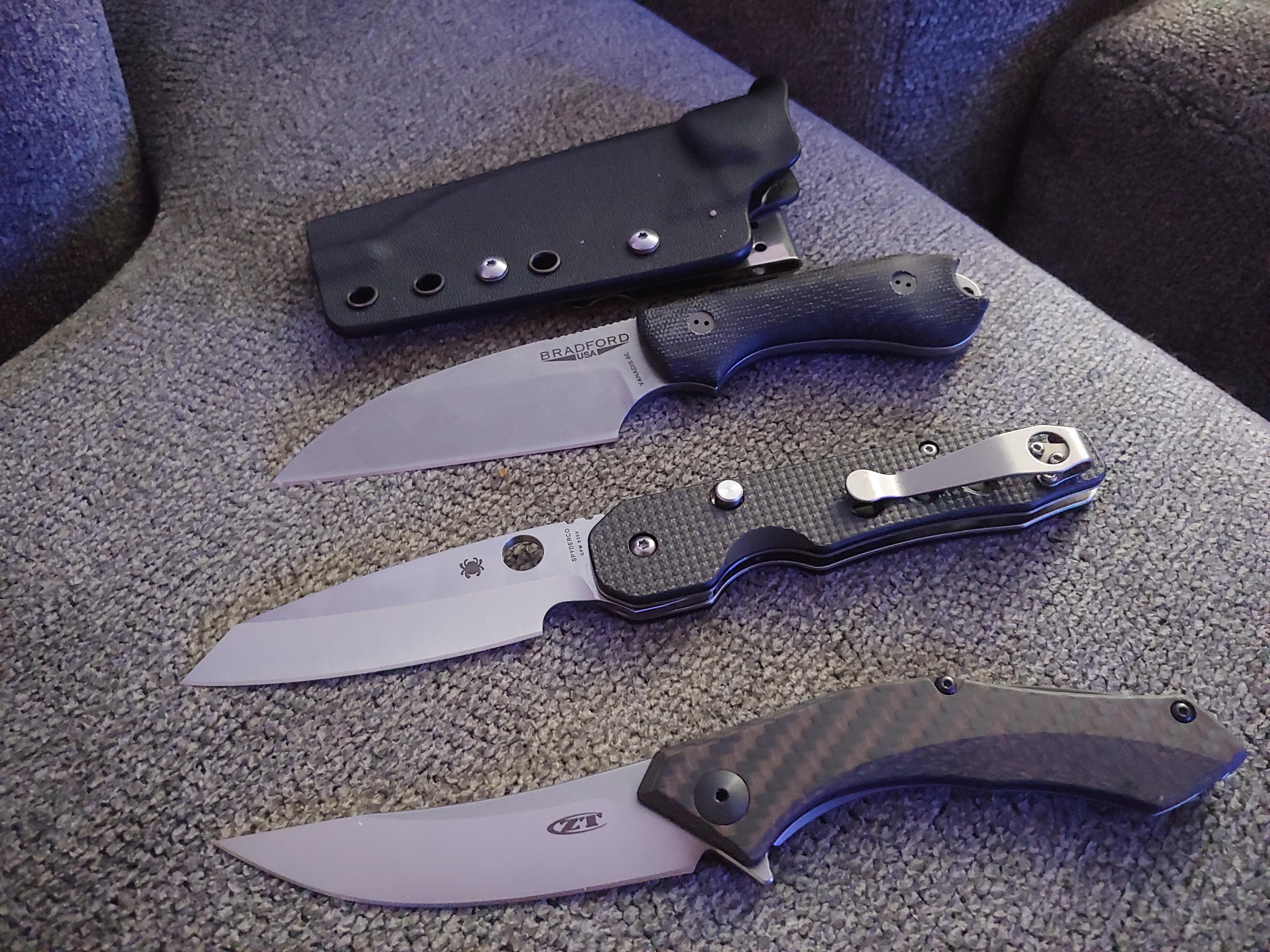 My 3 most recent pick ups r/knives