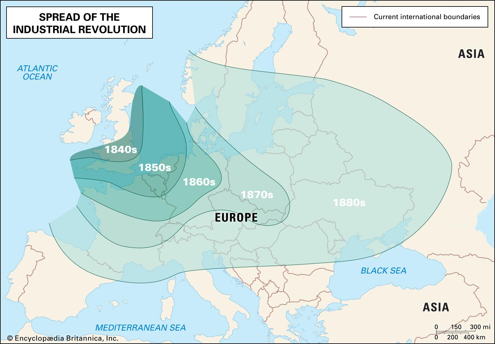The spread of the Industrial Revolution in Europe r/europe