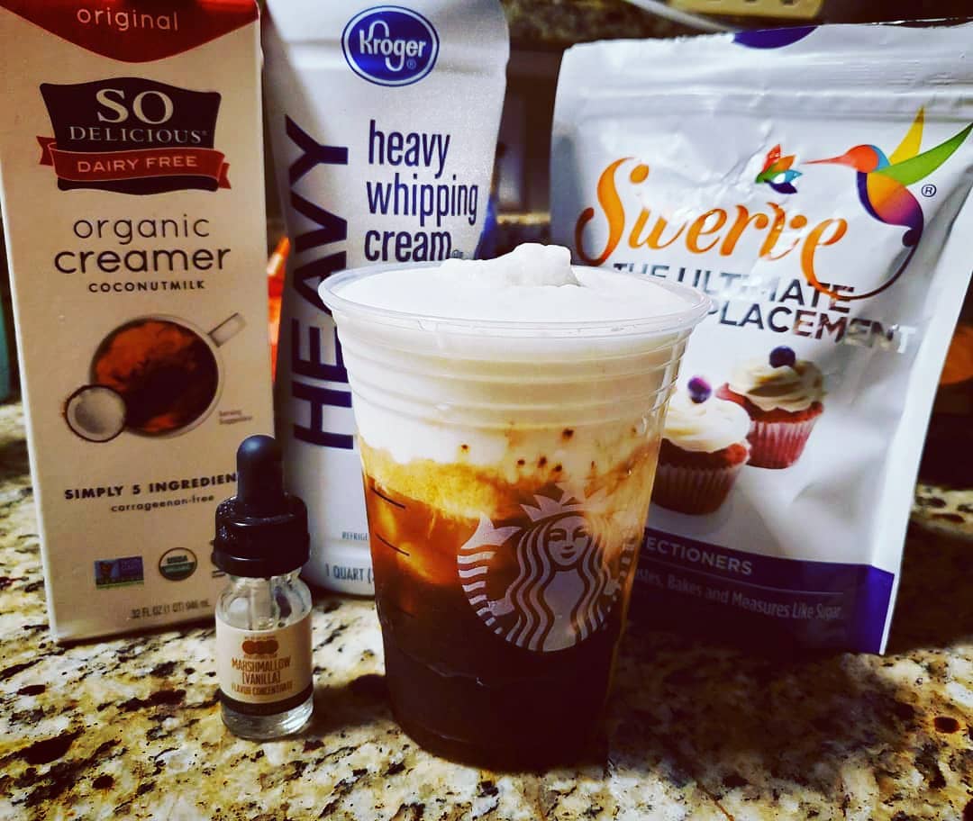 Keto Cold Brew with Marshmallow Foam r/ketorecipes
