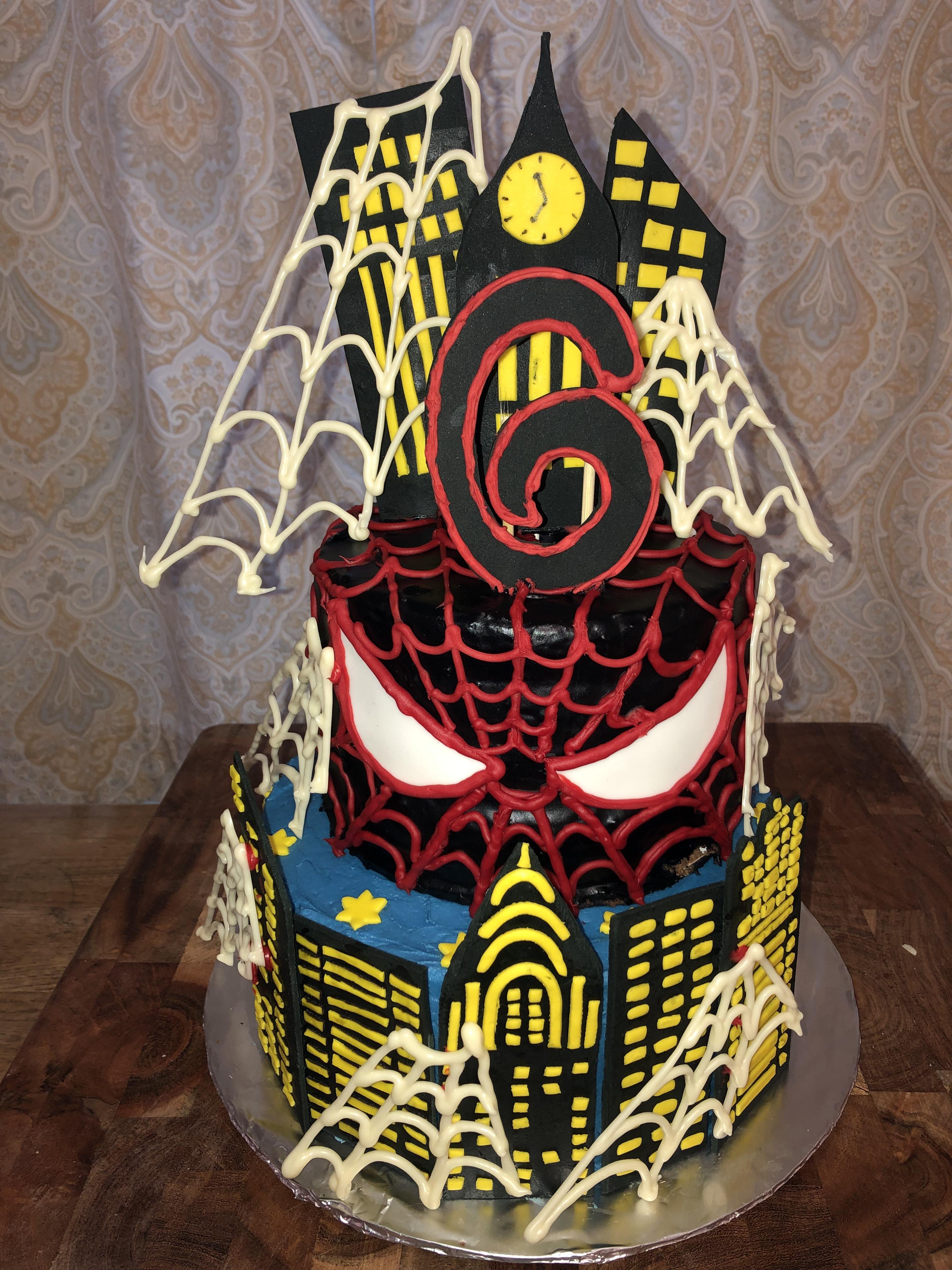 Miles Morales Spiderman Birthday Cake Buying Frye Campus Boot