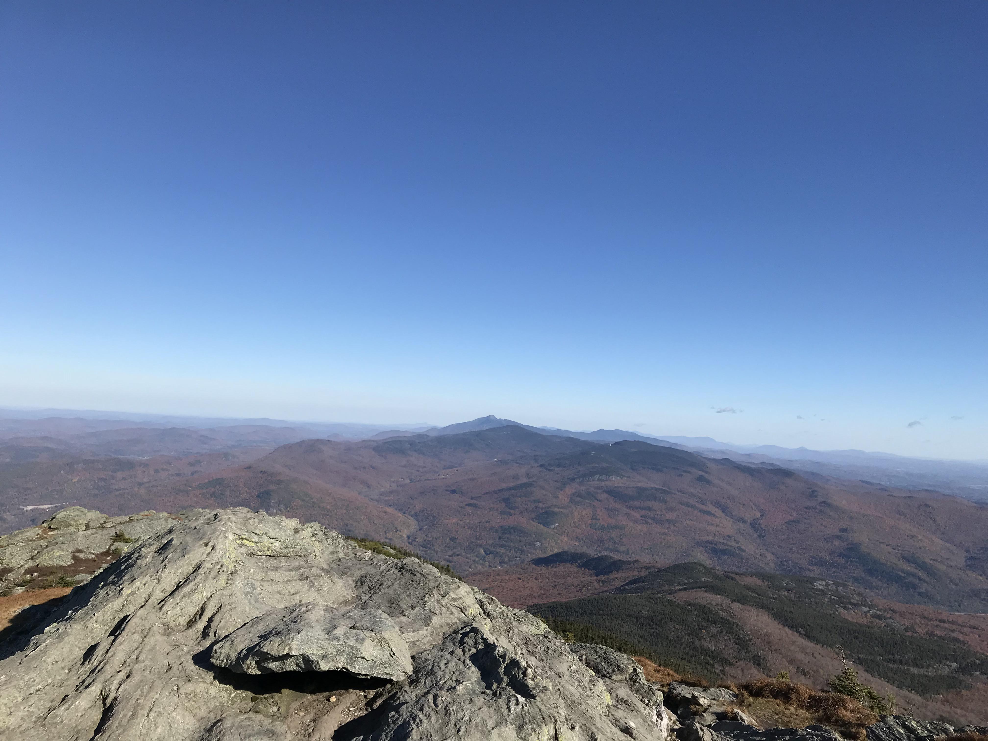 View of Mt Mansfield from Camel’s Hump Summit Huntington, VT, USA r/hiking