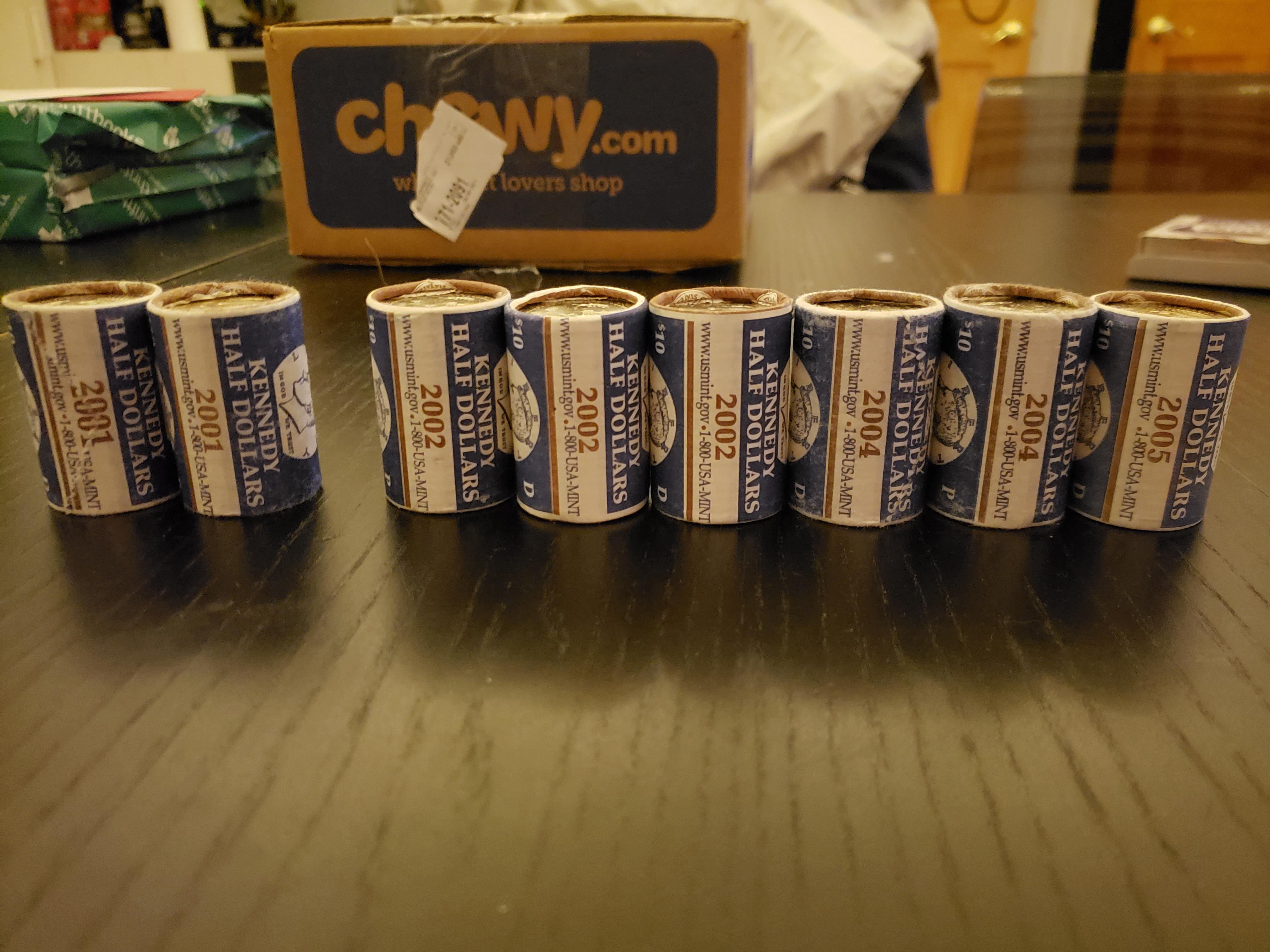 Halves straight from the mint... worth holding onto and not opening