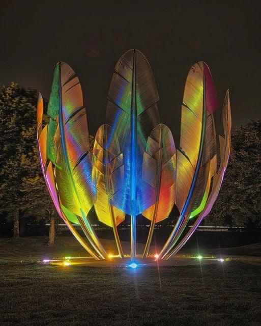 This sculpture in Ireland thanking the Choctaw tribe for donating money