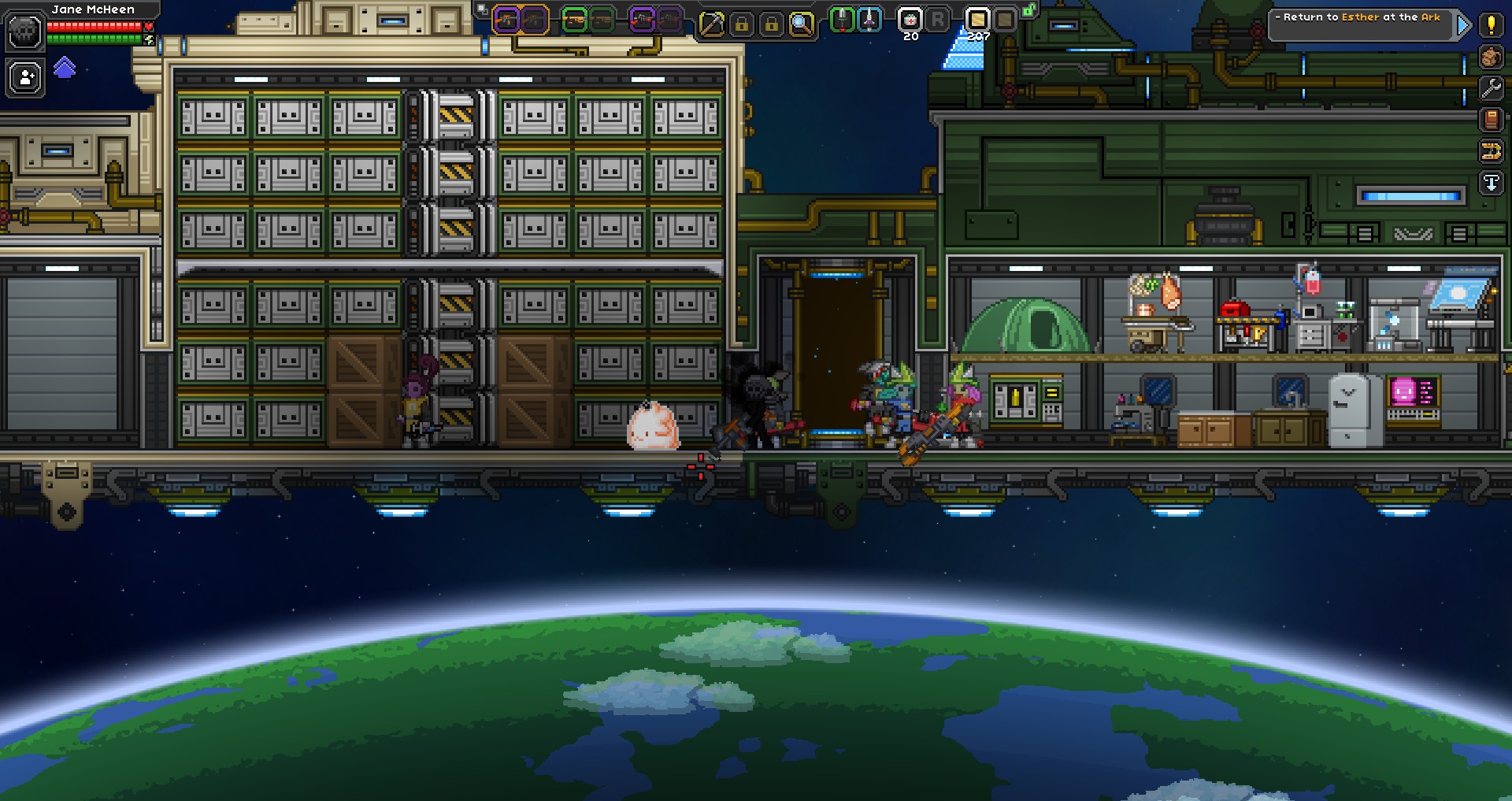 Here's my finding of the most optimized stockage room r/starbound