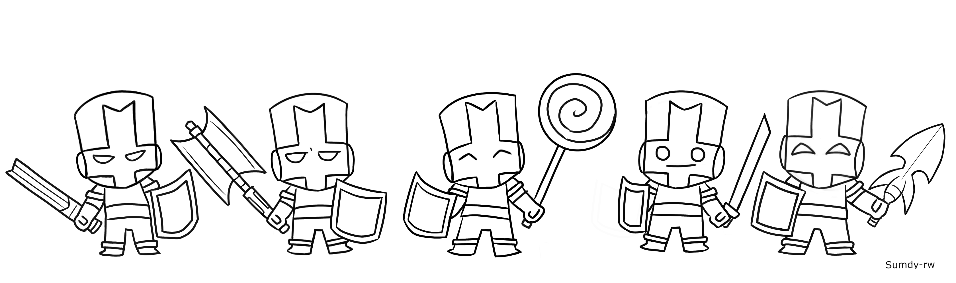 Happy anniversary Castle Crashers! WIP r/castlecrashers