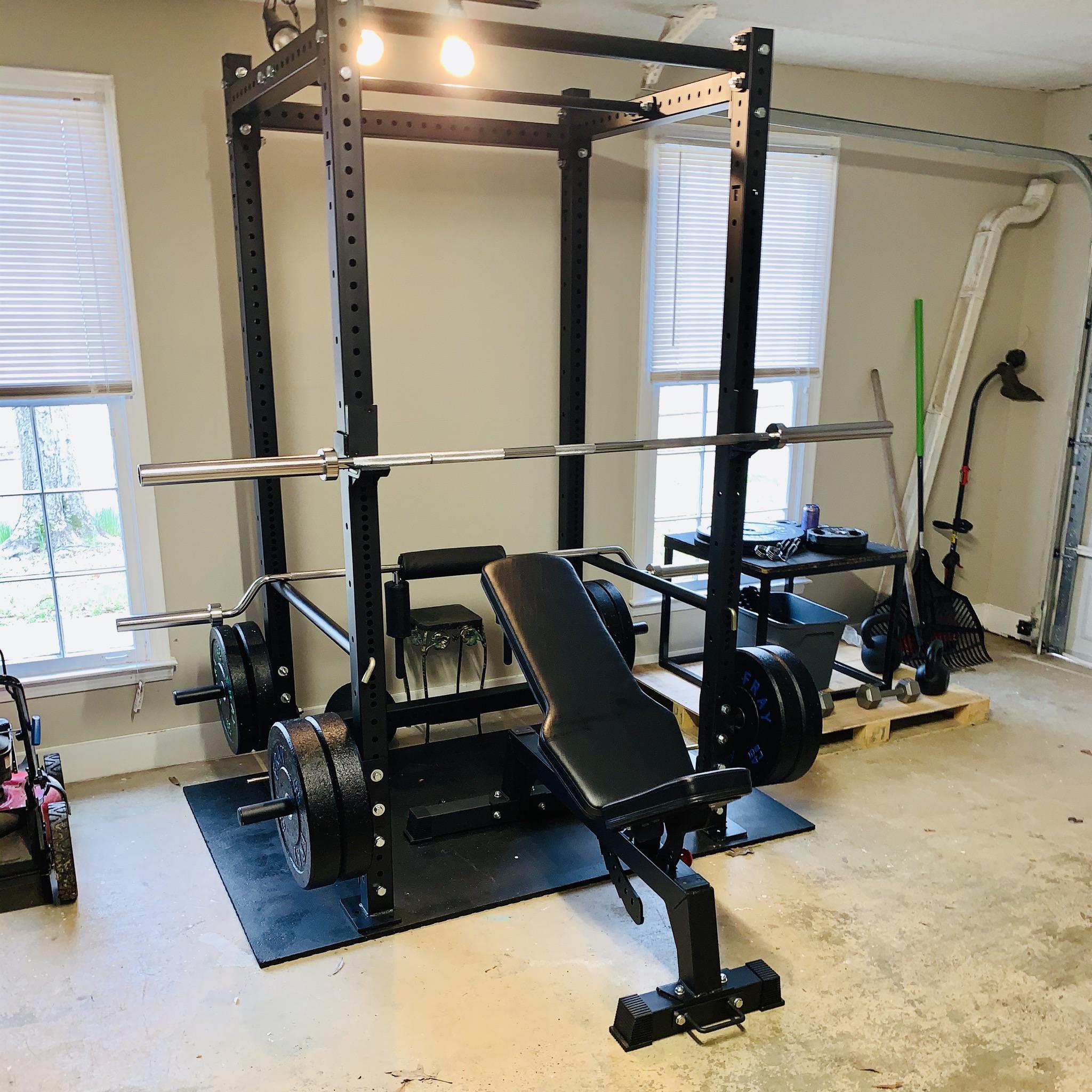 Built our first home gym, just in time for all the closings! Any