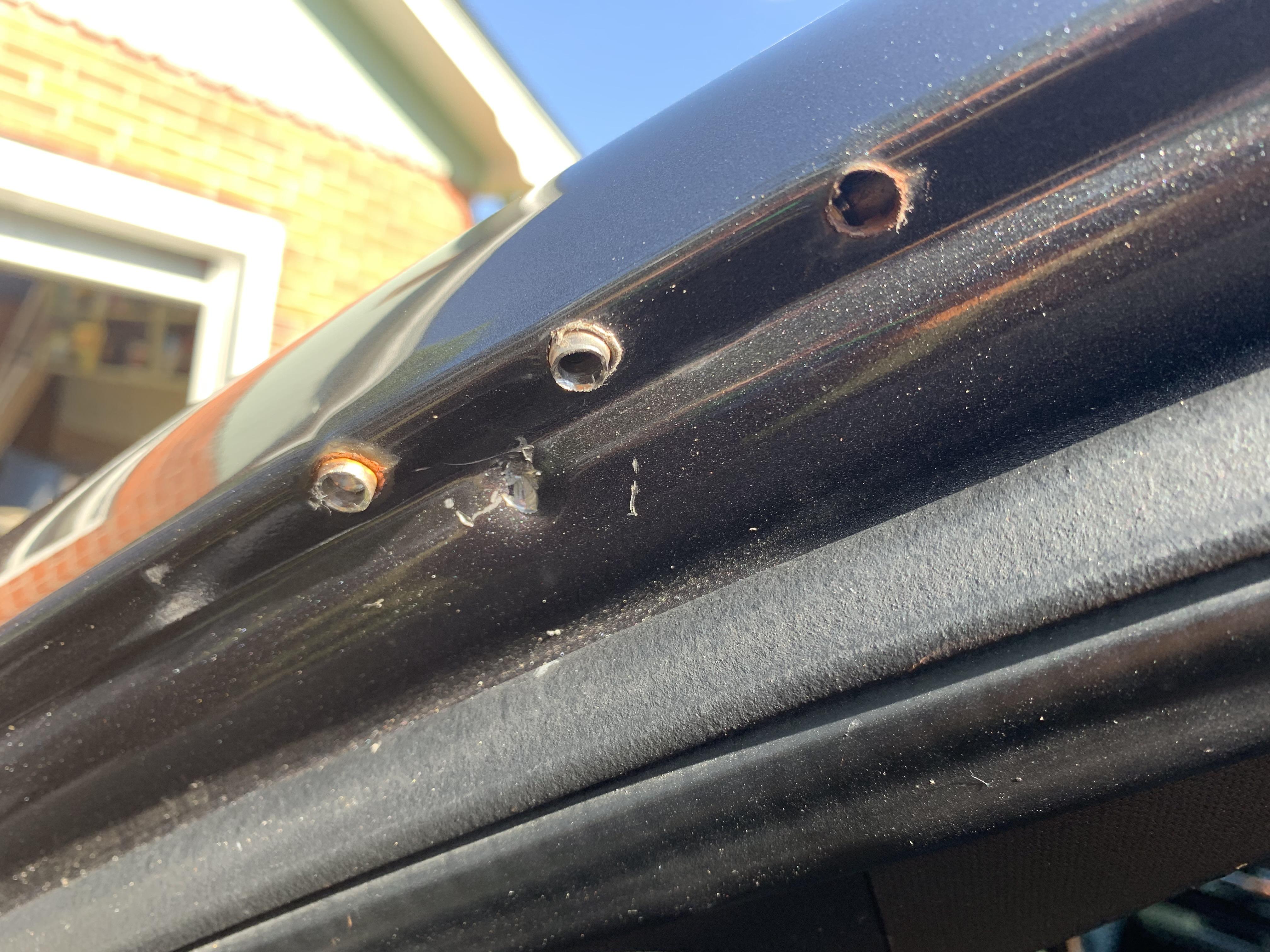 Just noticed these on the drivers door pillar r/whatisthisthing