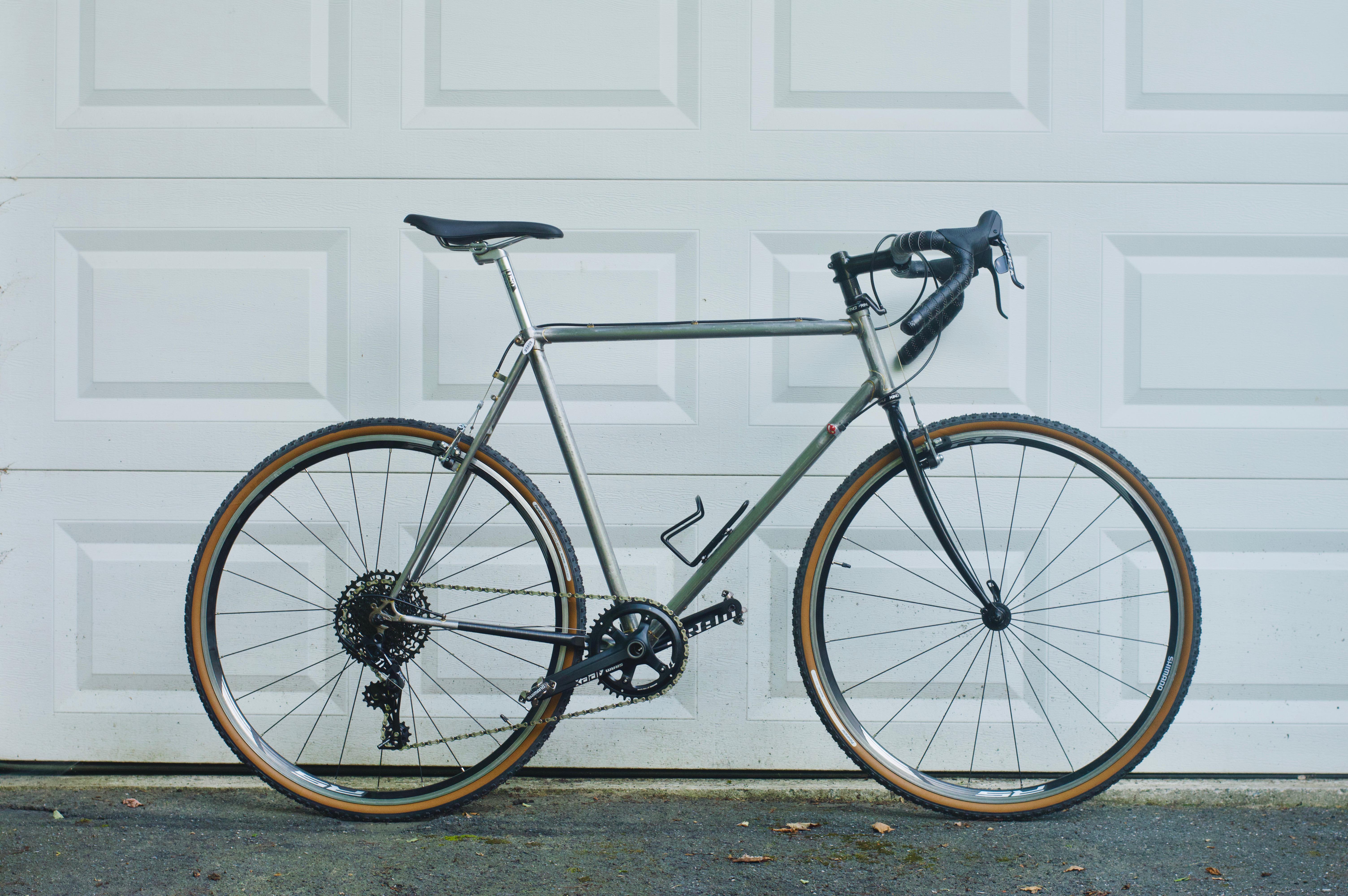 Does my vintage bike/gravel bike conversion project count as bikeporn