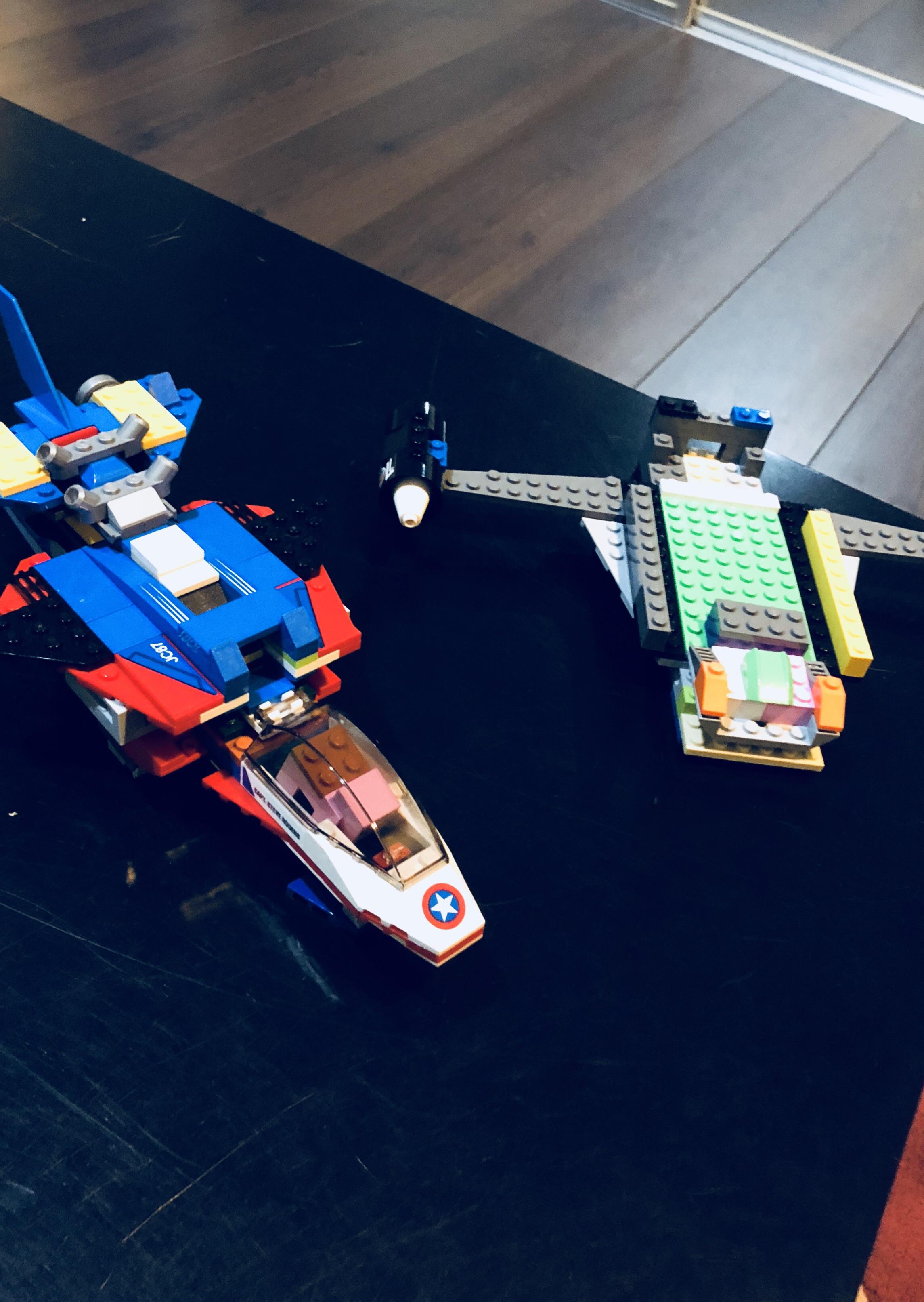 My 6 year olds LEGO creations are starting to look familiar. r