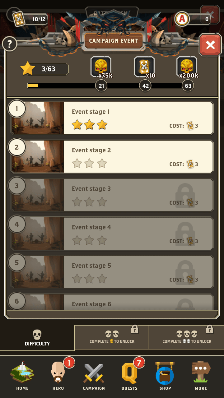 How to beat the second stage in the battle event? First one is very