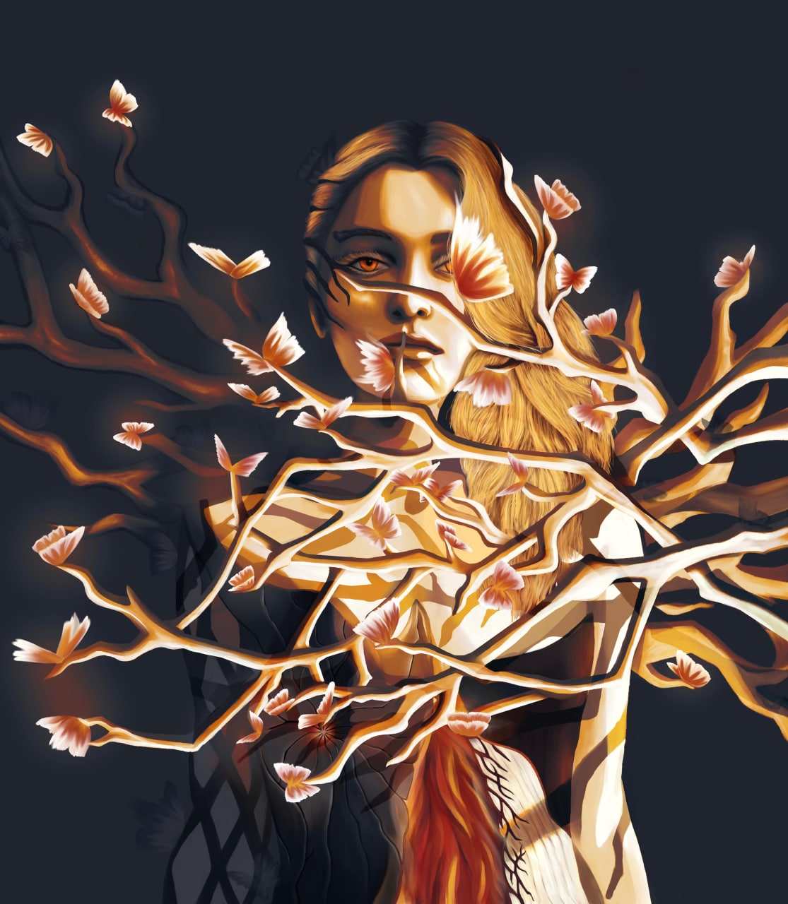 Druid of the Burning Tree, by me r/ImaginaryCharacters