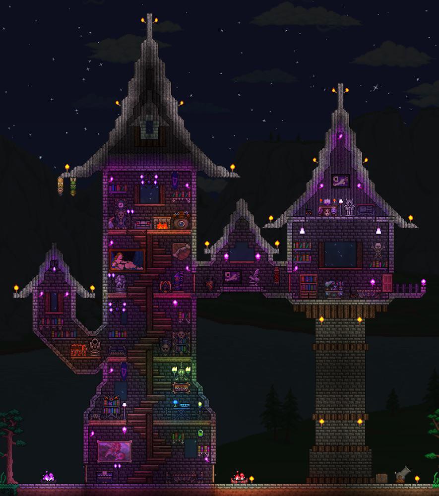 Hey I’m new to terraria and started to really enjoy building. Here’s a