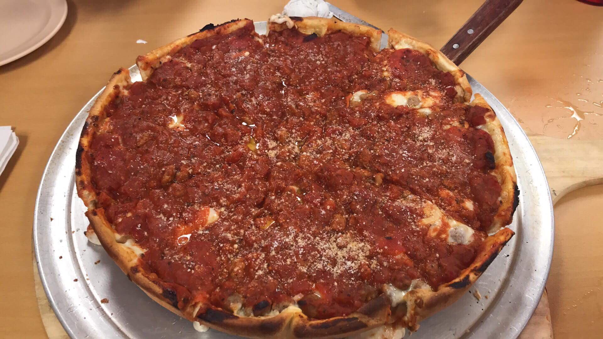[I ate] Chicago style deepdish pizza r/food