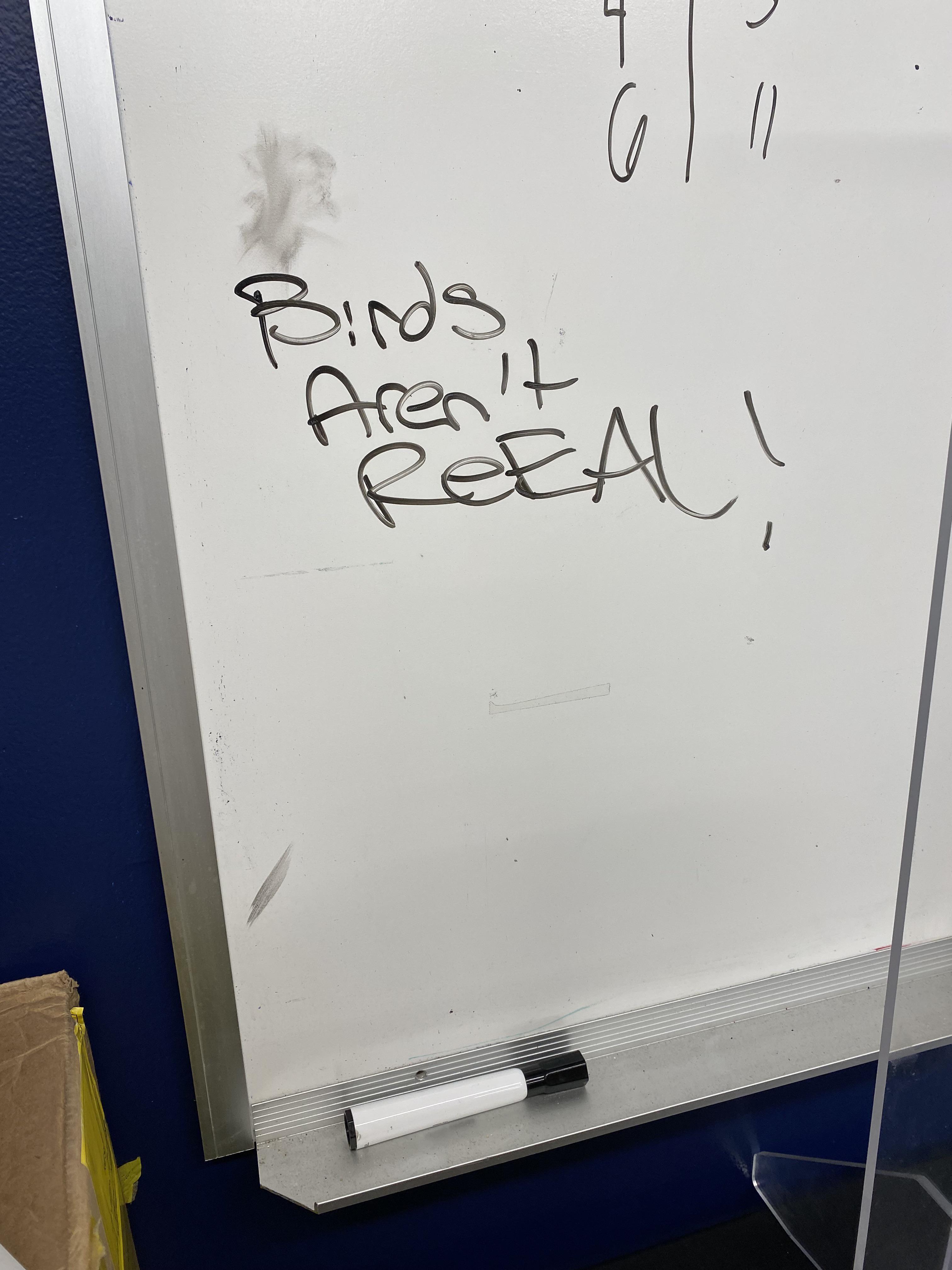 Reddit is leaking and it apparently got on the whiteboard in our