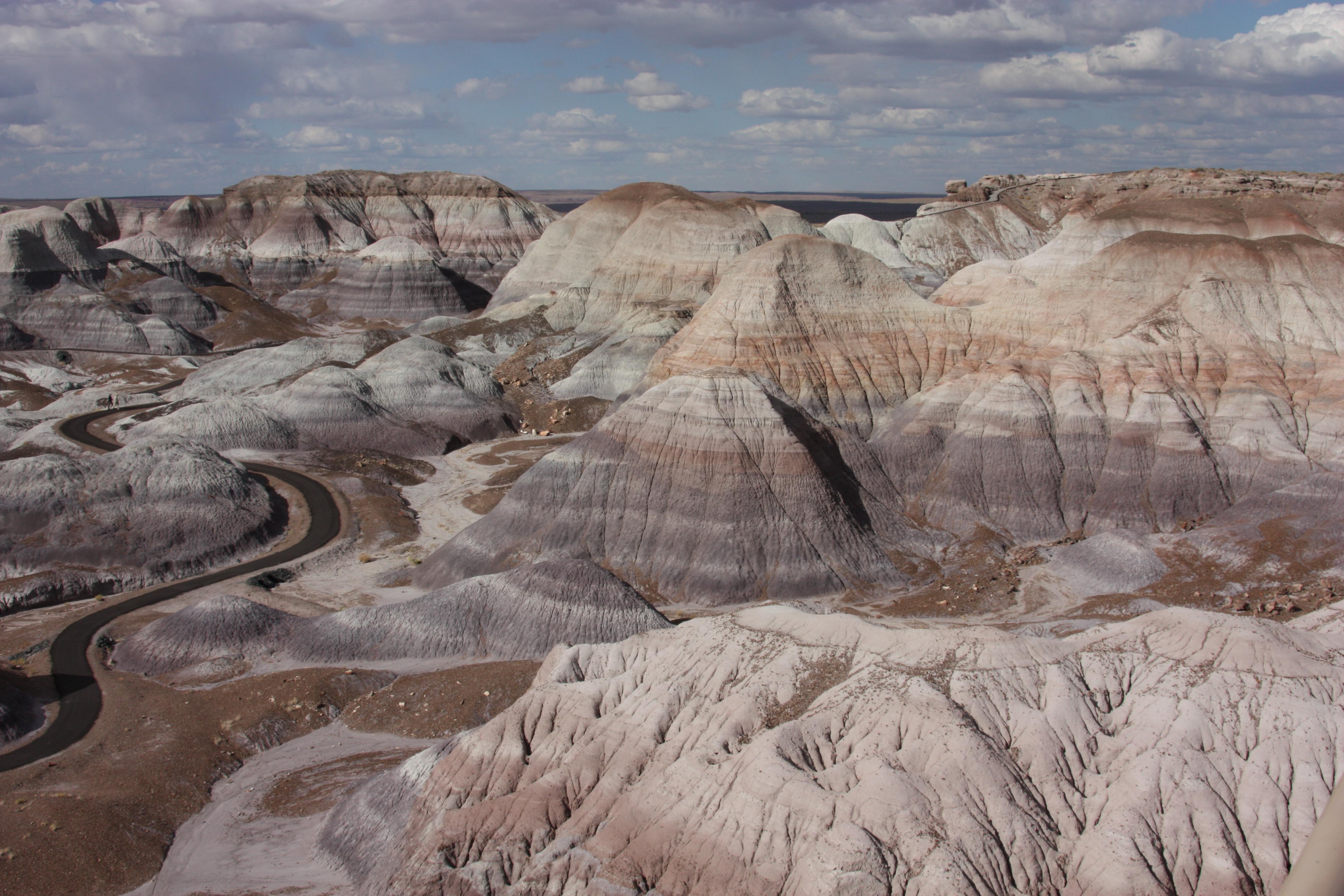 Blue Mesa at the Painted Desert in Petrified Forest National Park