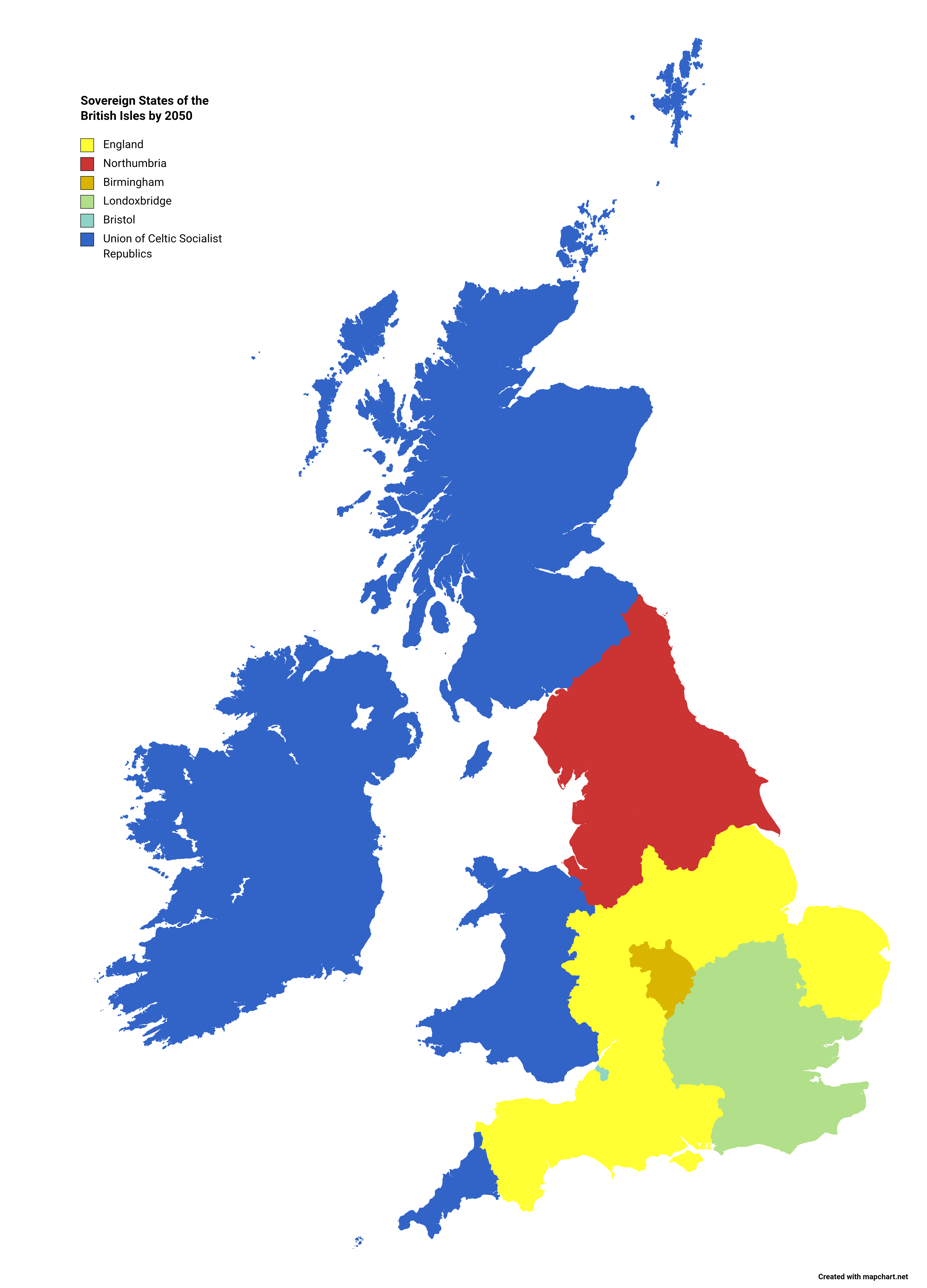 Sovereign states of the British Isles by 2050 (hopefully) r/CelticUnion