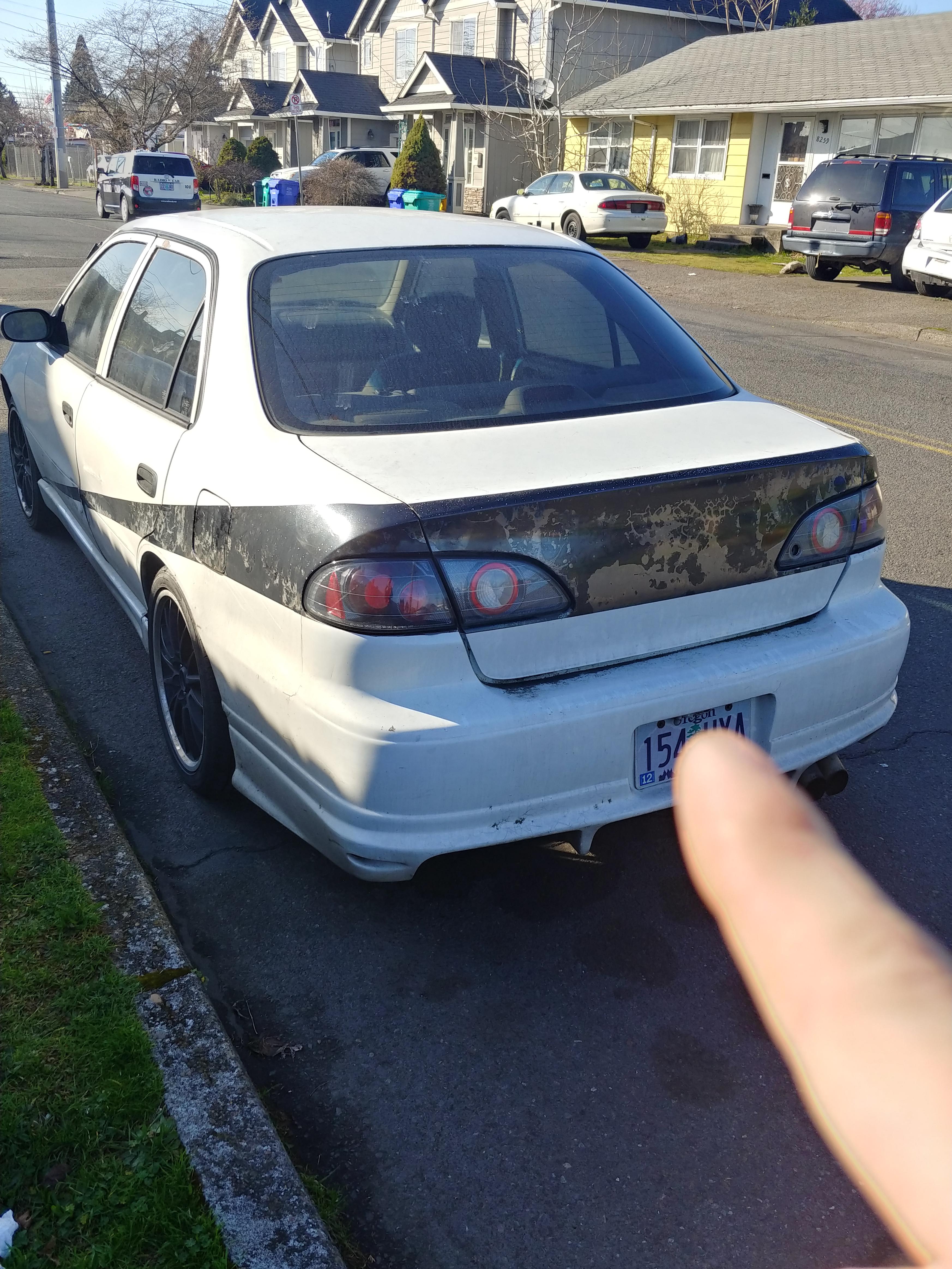 Old car stolen. Glisan and 82nd area. Let me know if you spot it please