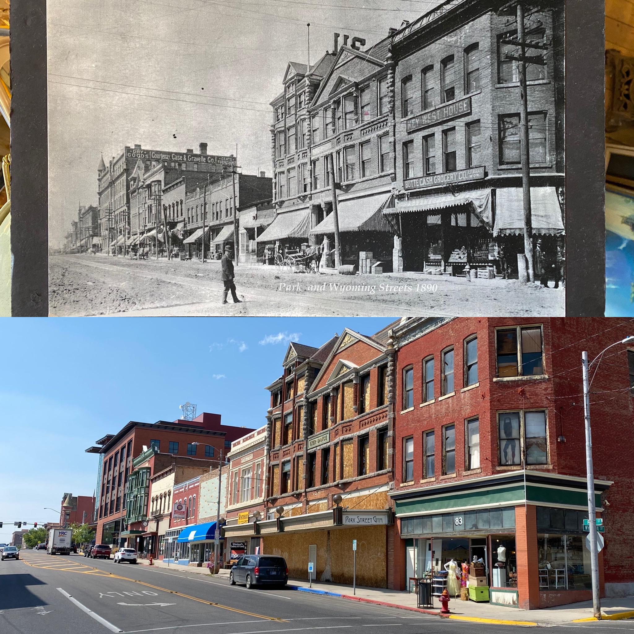 Butte, Montana 1890 2020 r/OldPhotosInRealLife