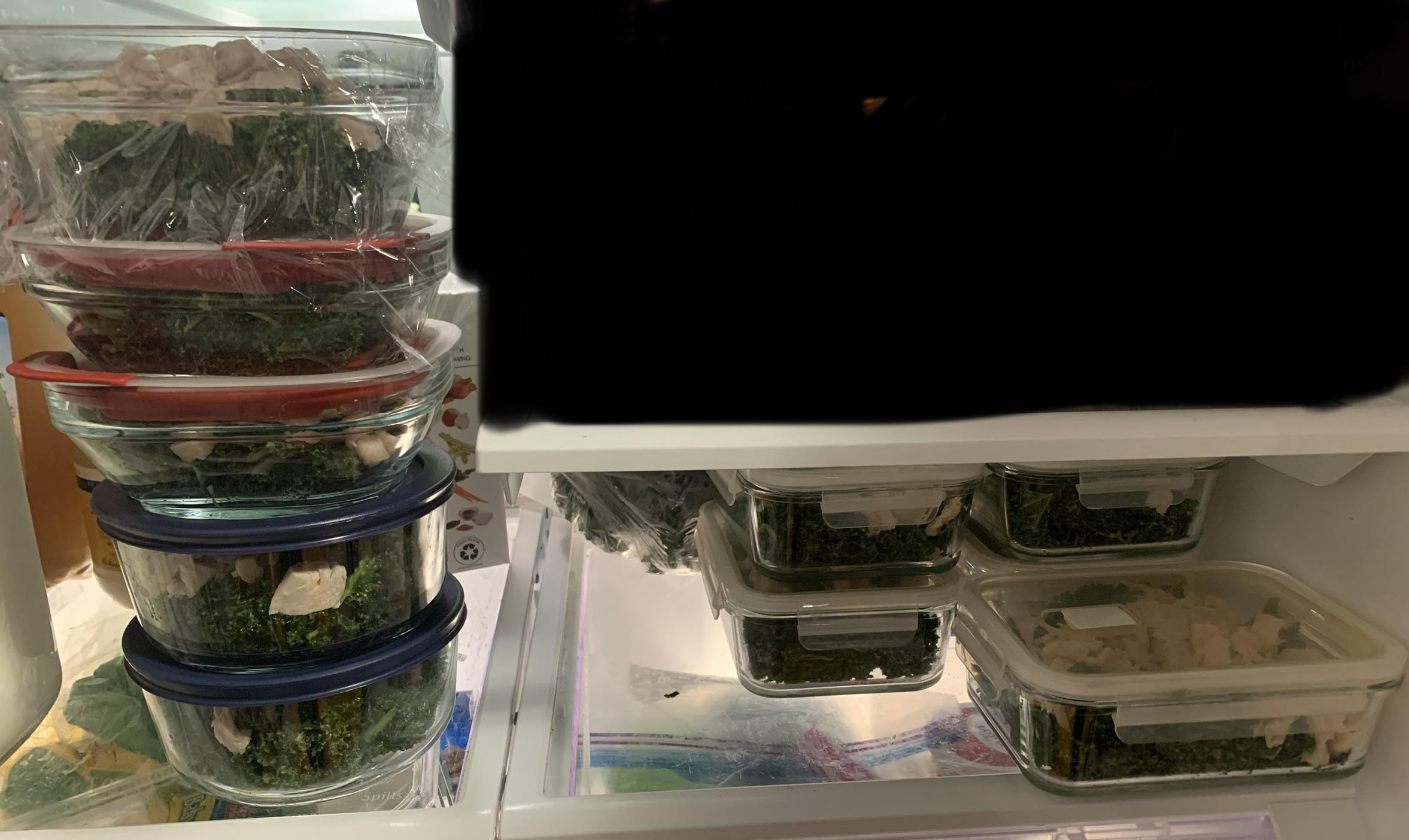 Kenji’s kale Caesar salad with rotisserie chicken r/MealPrepSunday