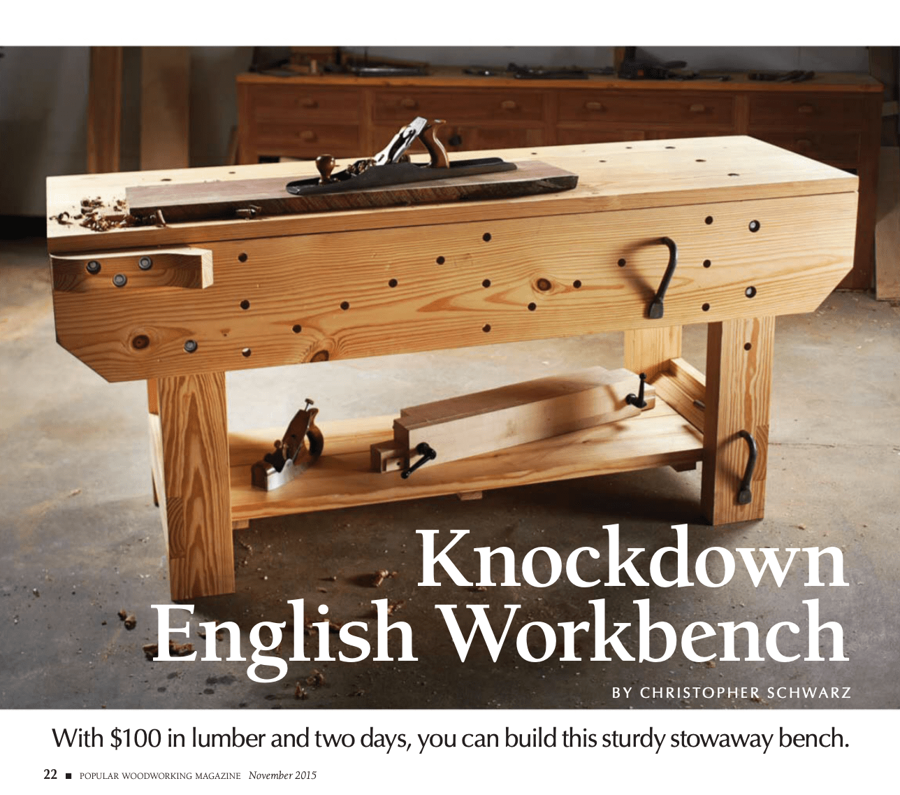Knockdown English Workbench r/Workbenches