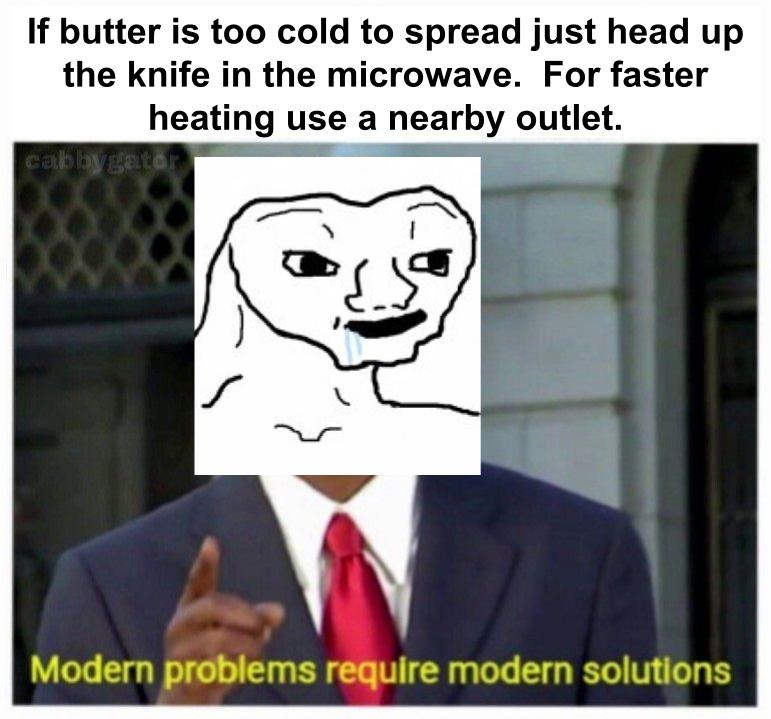 Butter knife goes bbbbzzzzzzzzzz r/memes
