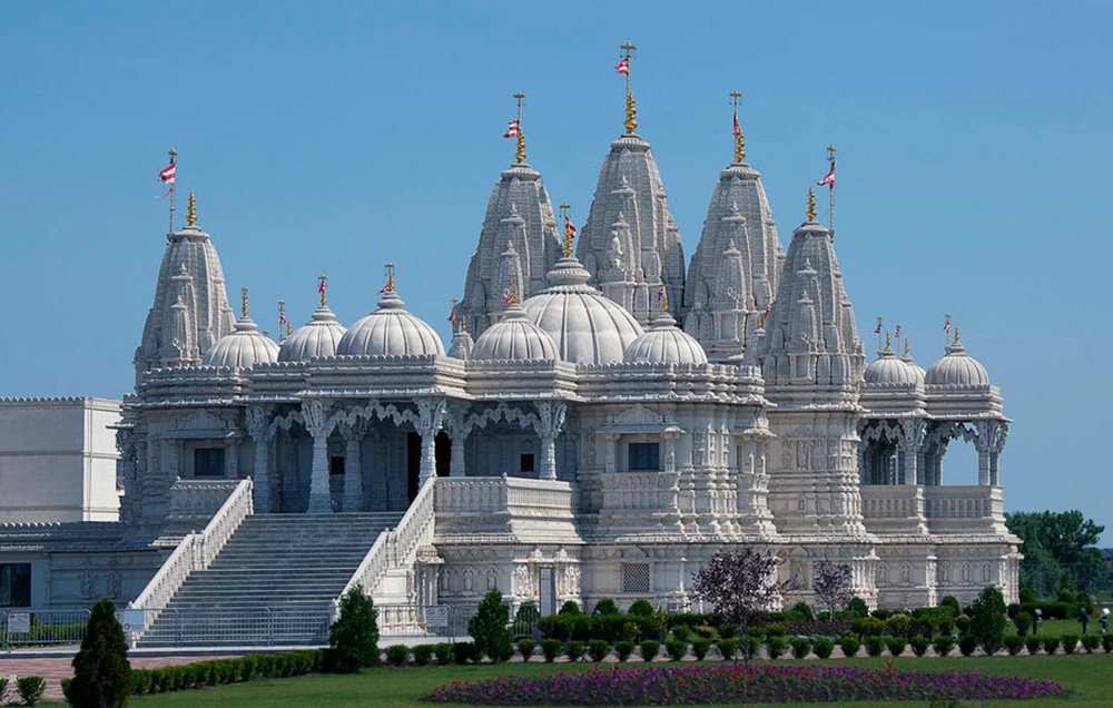 The BAPS Shri Swaminarayan Mandir, Atlanta, is the largest Hindu temple