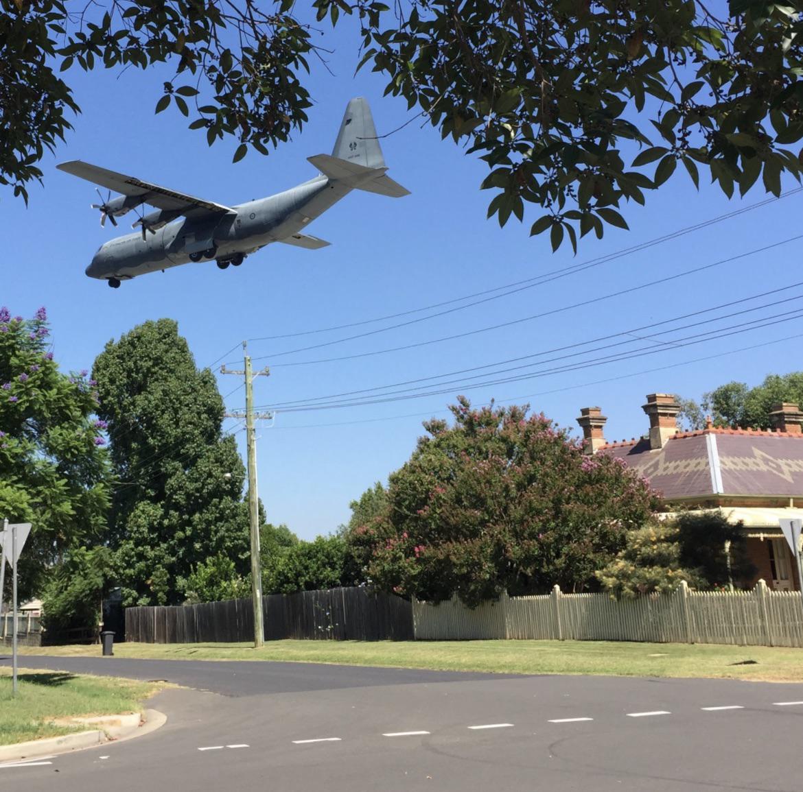 C130 landing at RAAF Air Force base. Australia. 2016 r/aviation