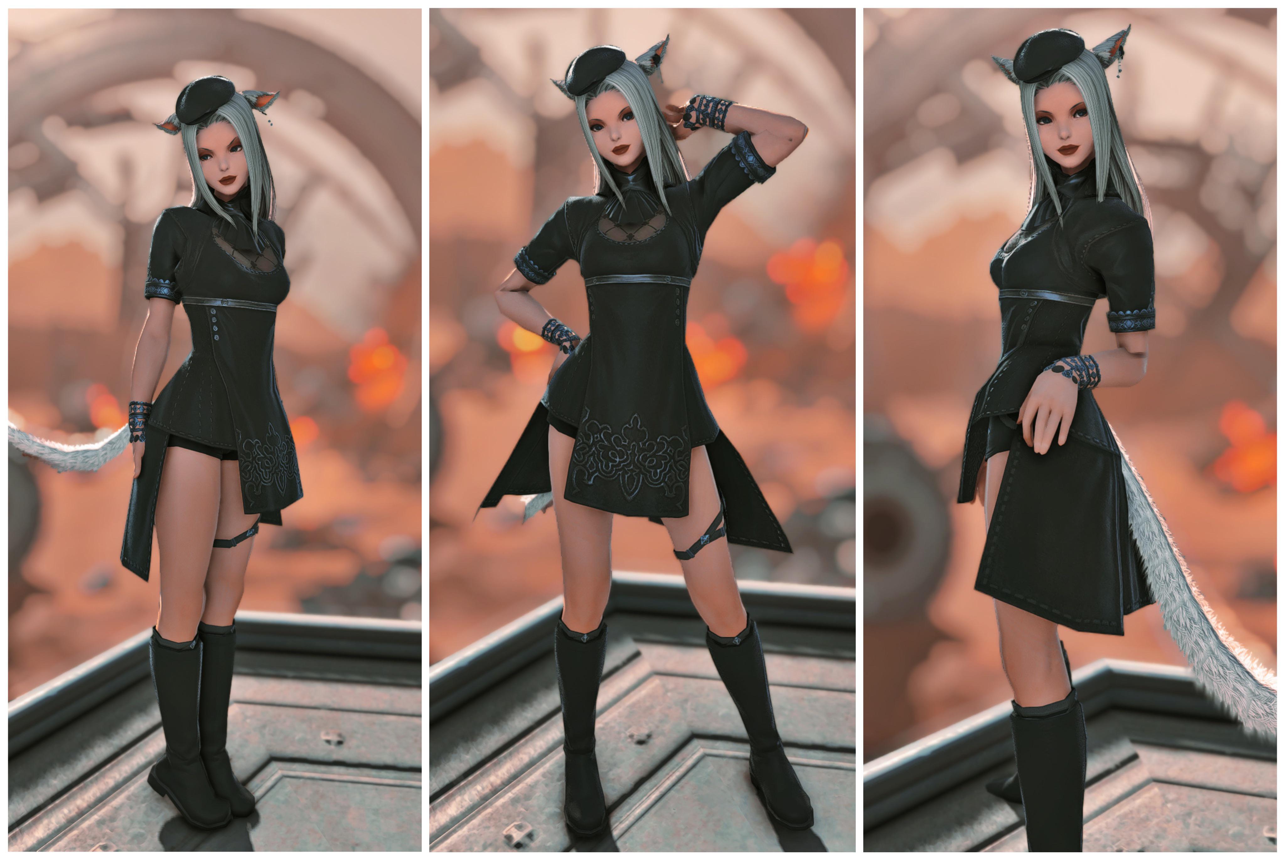 Finally we get new long sleeved gloves!!! 🖤 r/FFXIVGlamours