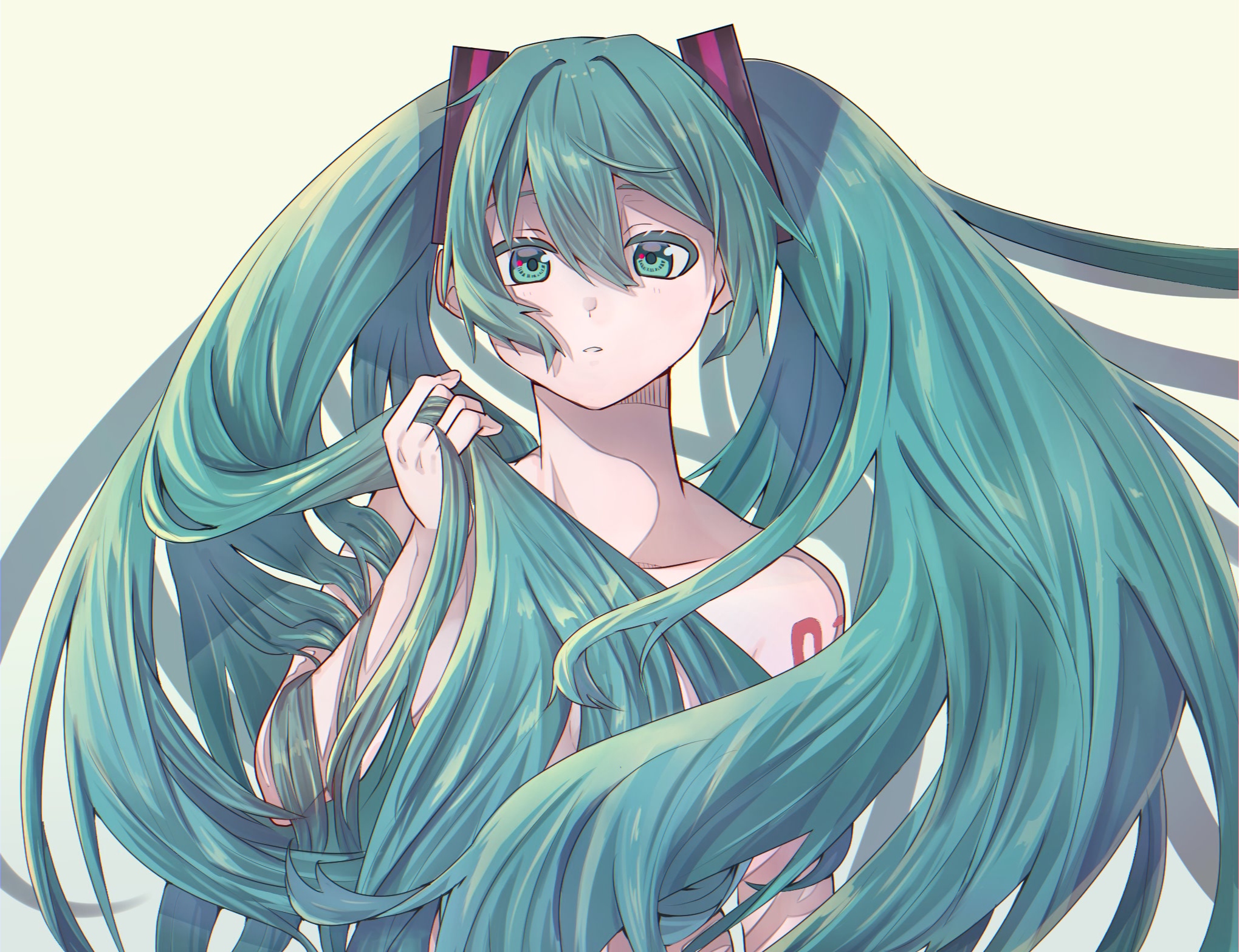 Hatsune Miku's BIG HAIR! interestingasfuck