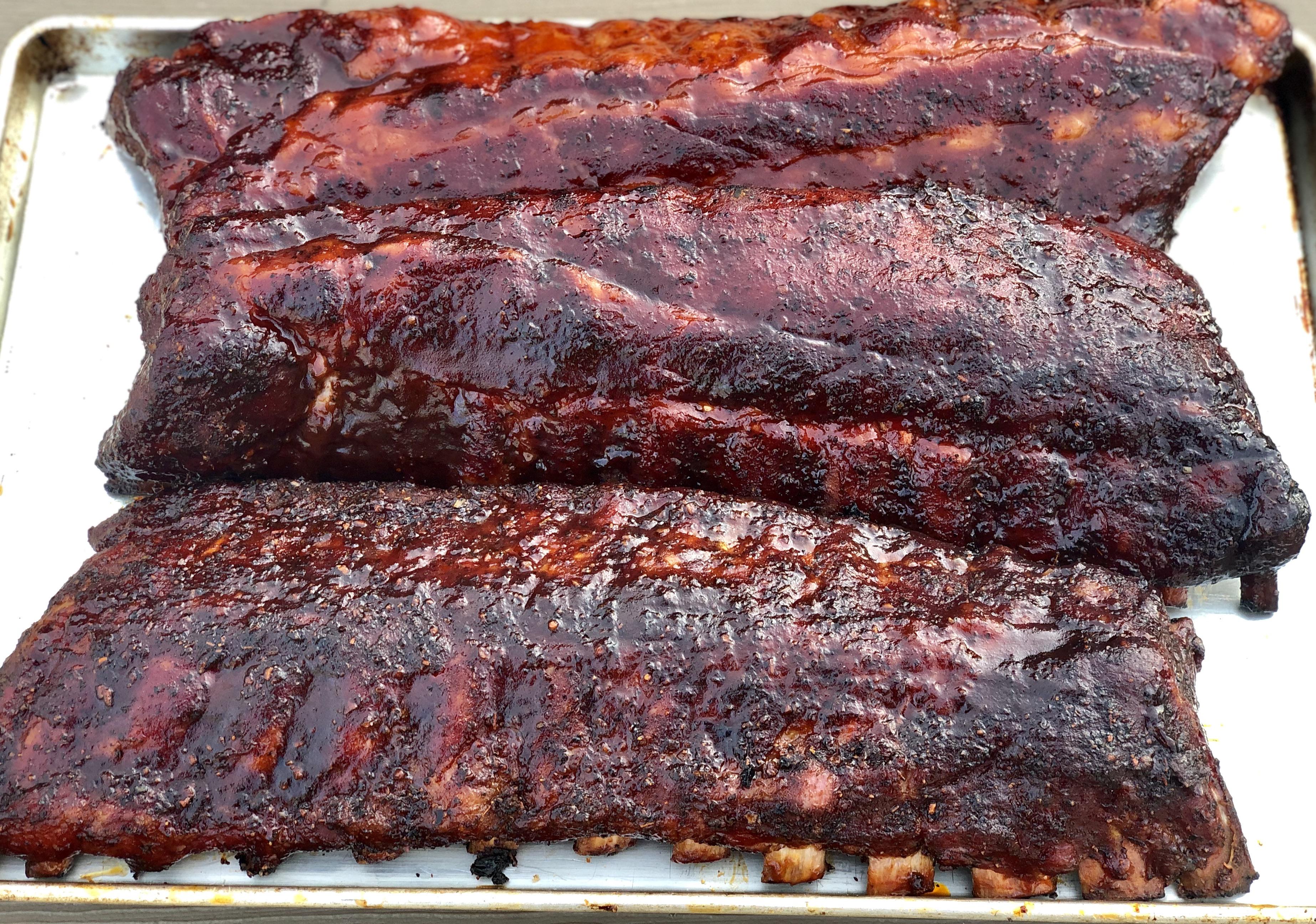 Super Bowl Baby Back Ribs r/smoking