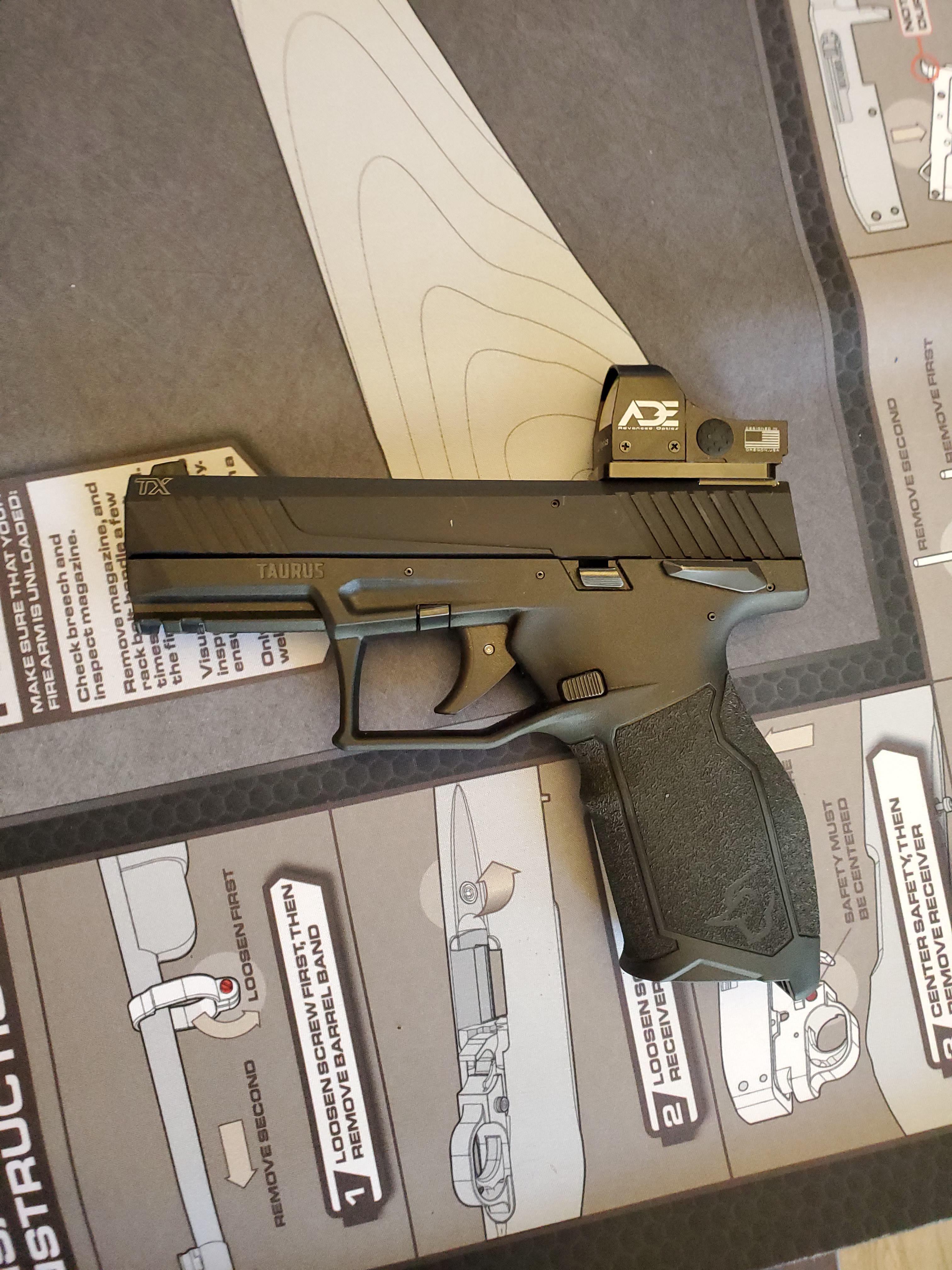 Put a red dot on a tx22 guns