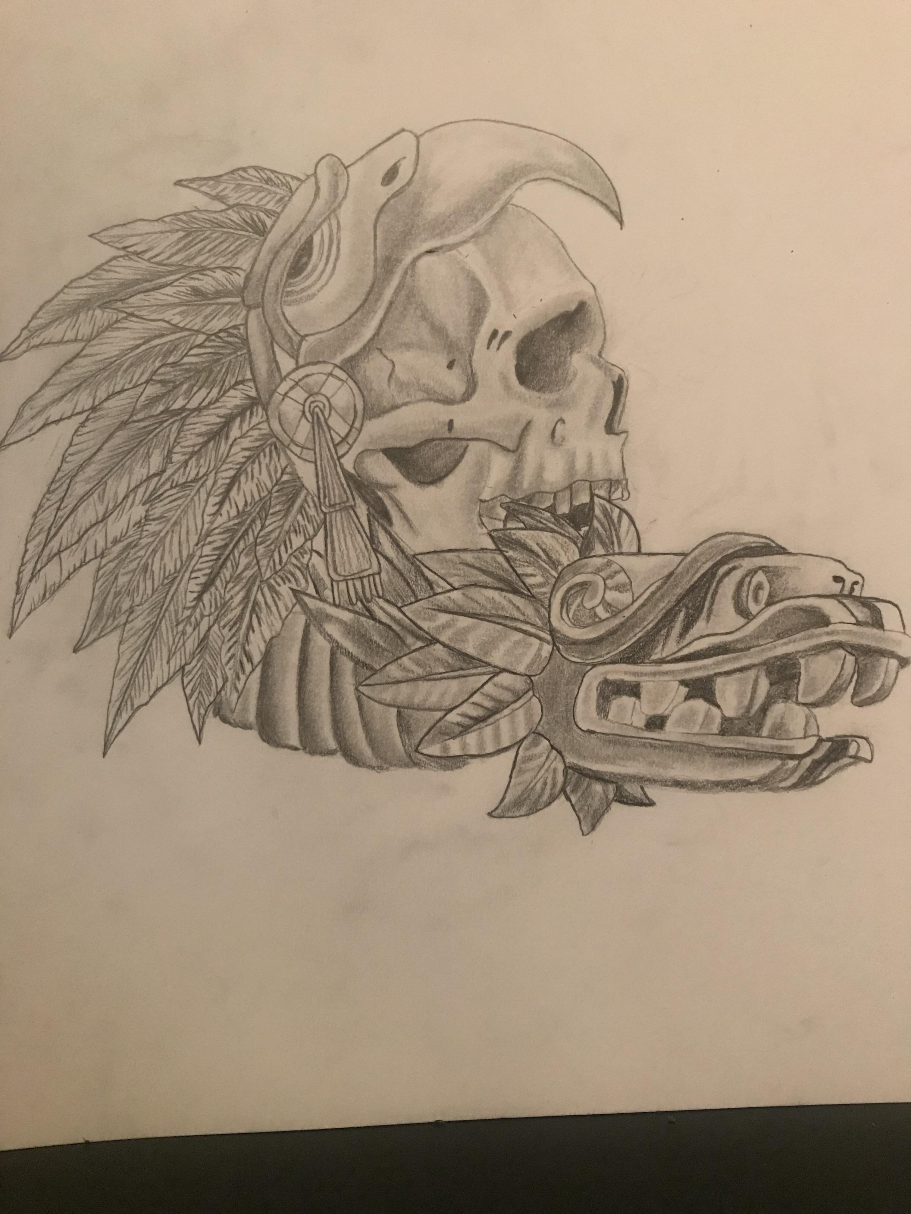 Aztec Drawings Pixels