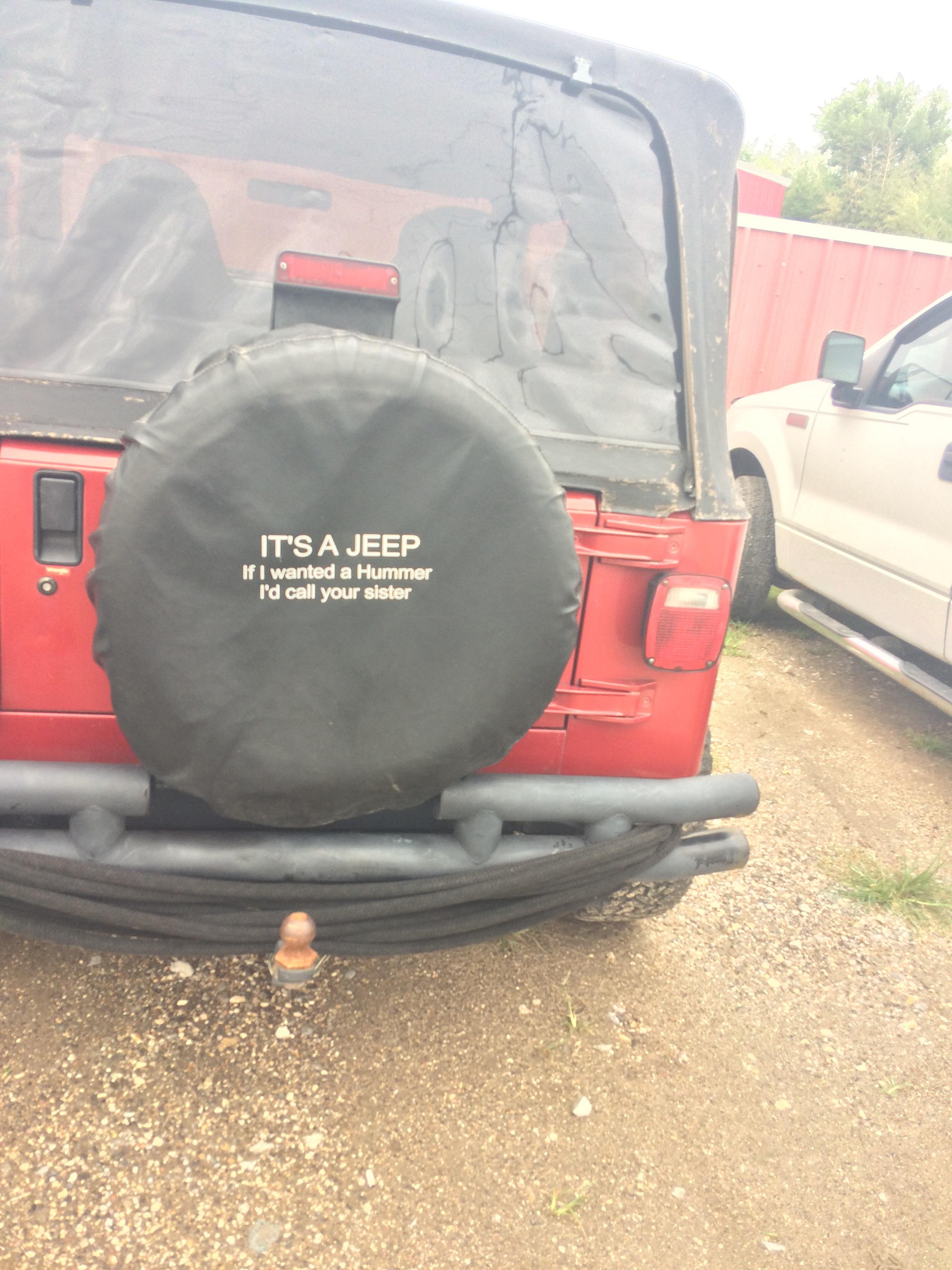 This jeep tire cover r/funny