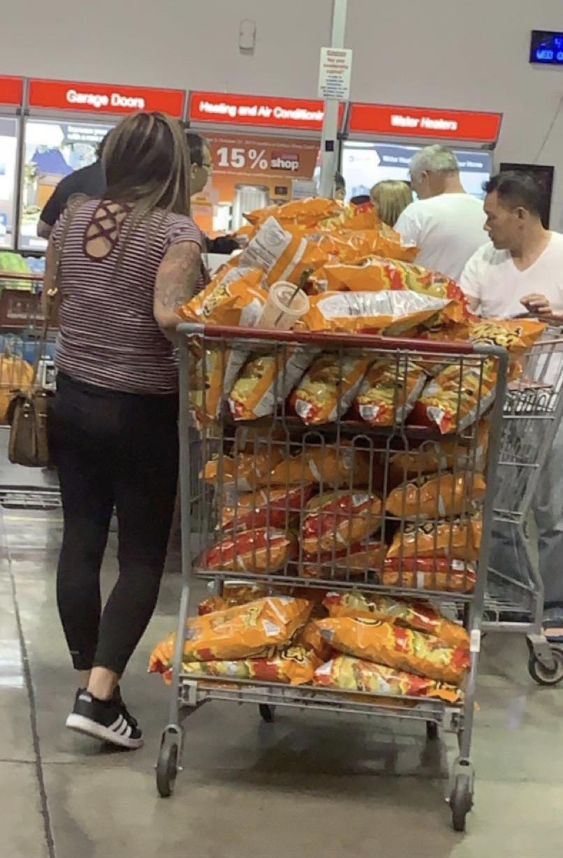 Saw this at my local Costco today! 😂😂 Kinda love that for her r/Costco