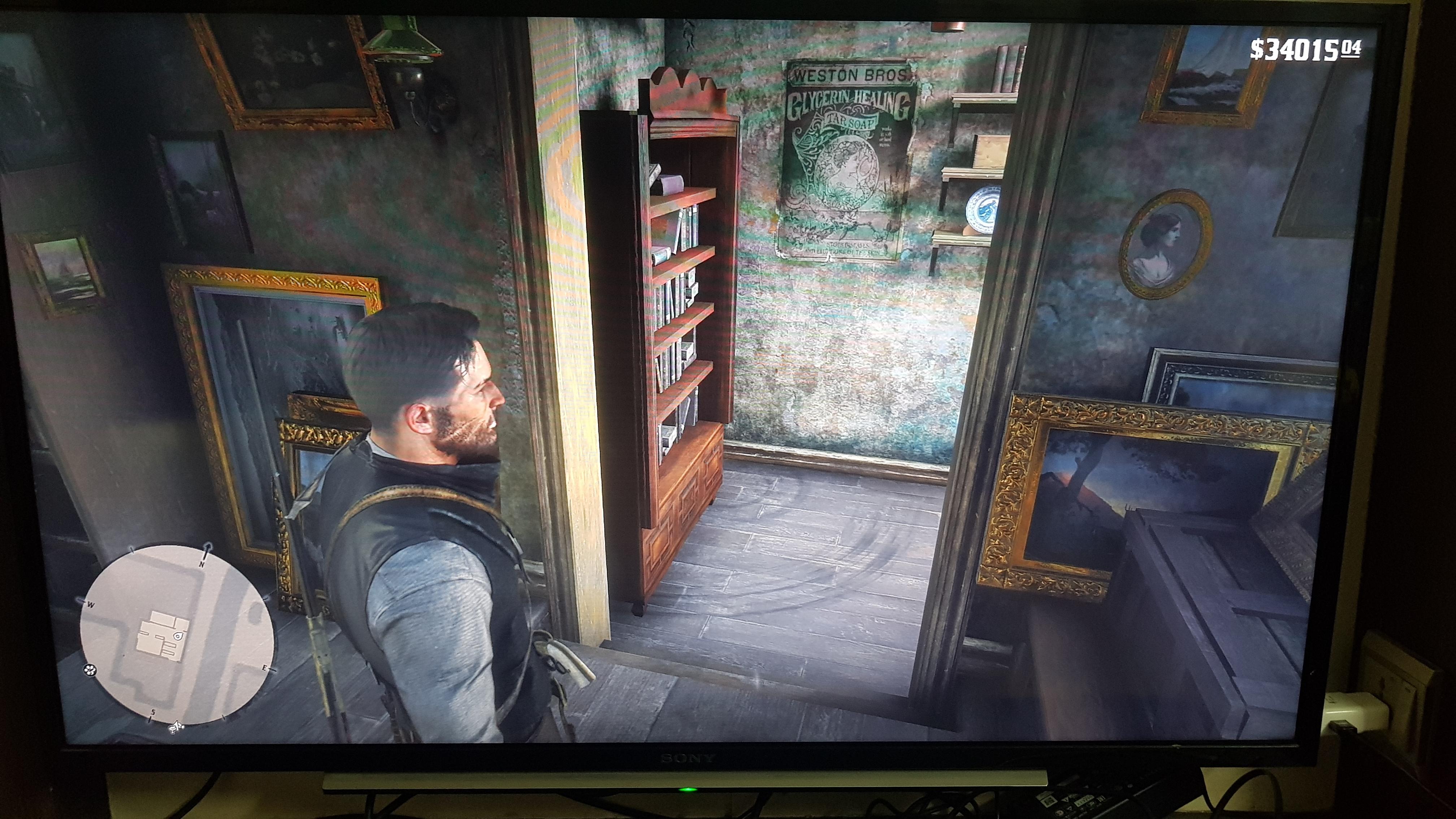 Saint Denis Fence store.It has a mystery room blocked by a bookshelve