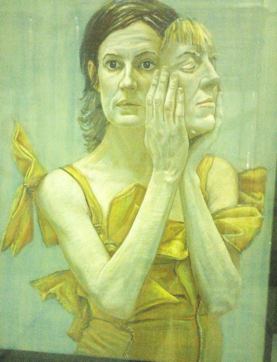 Hmm.... one of several paintings by a local artist, currently displayed