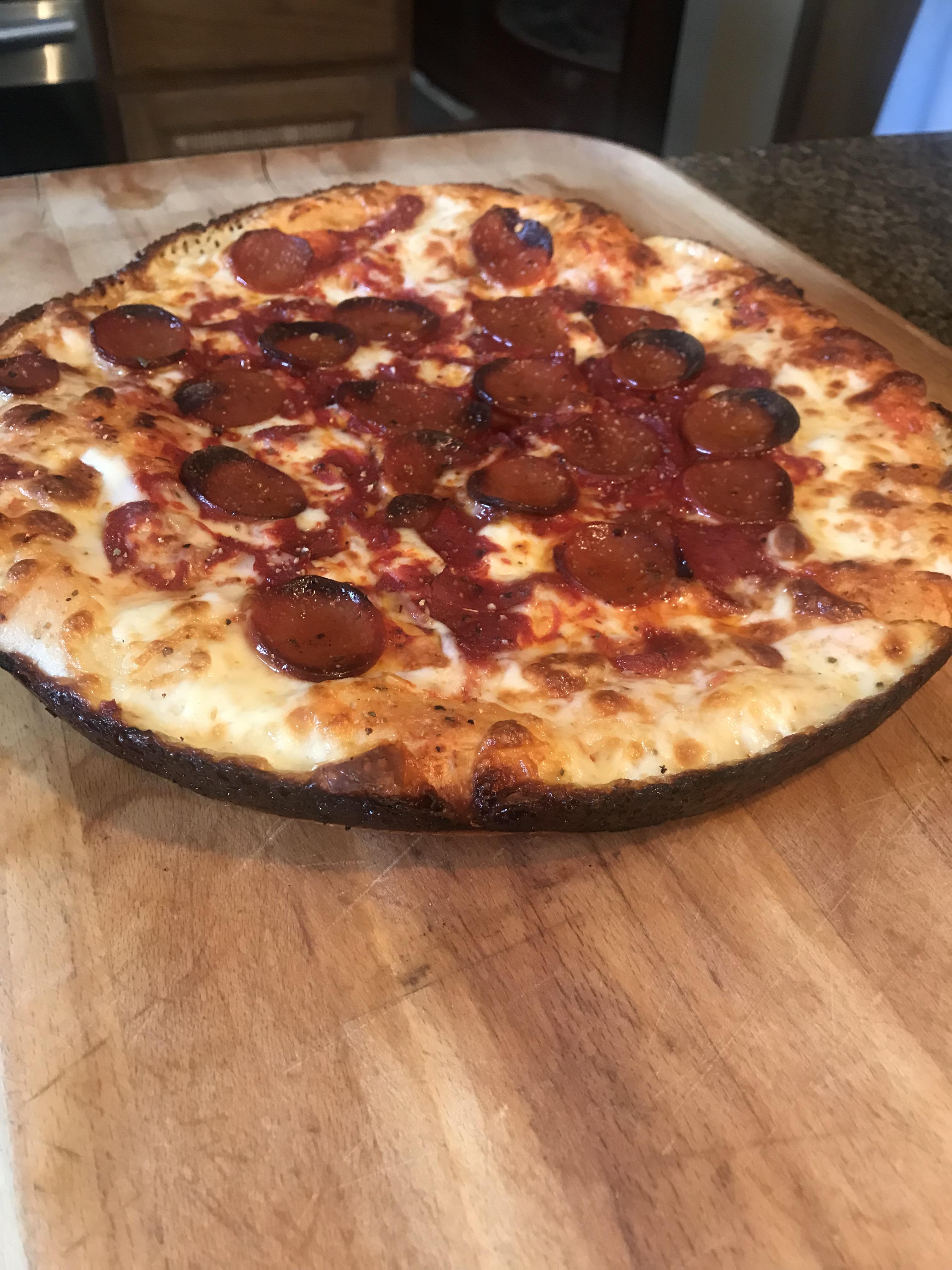 Detroit Pan Style Round r/Pizza