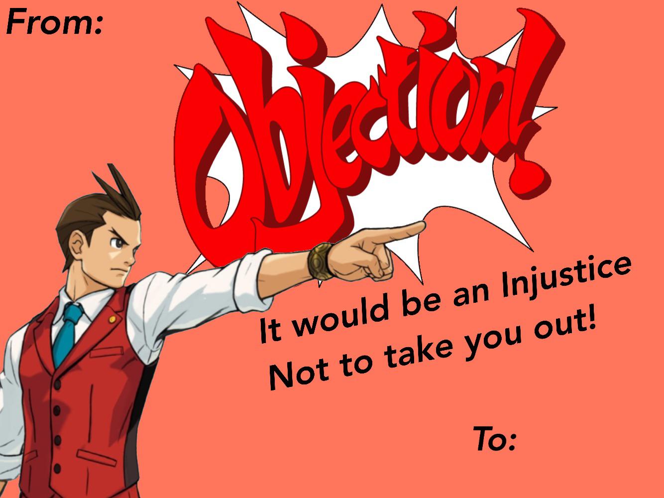 I made my own Ace Attorney Valentines might add more r/AceAttorney