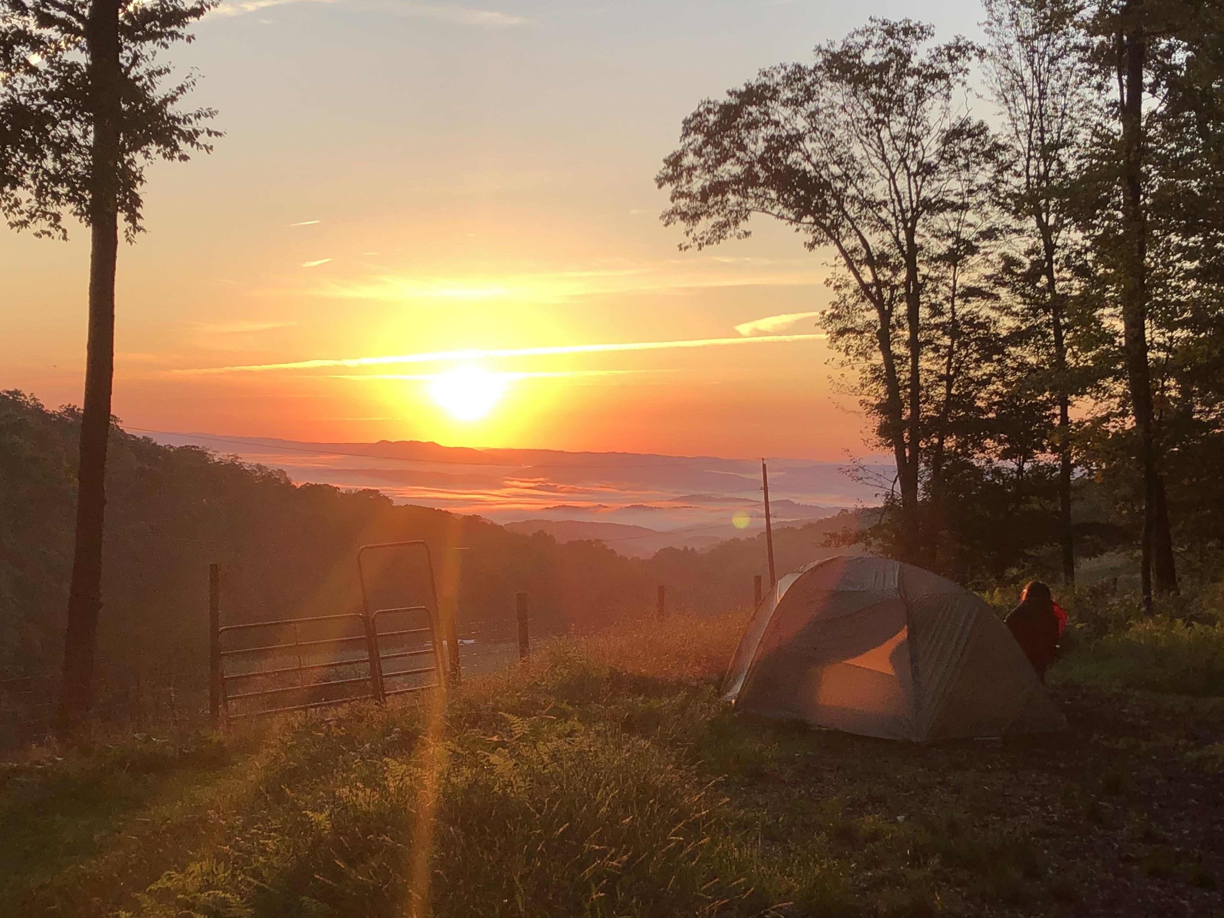 Appalachian Trail Sugar Run Road, Pearisburg, VA r/camping