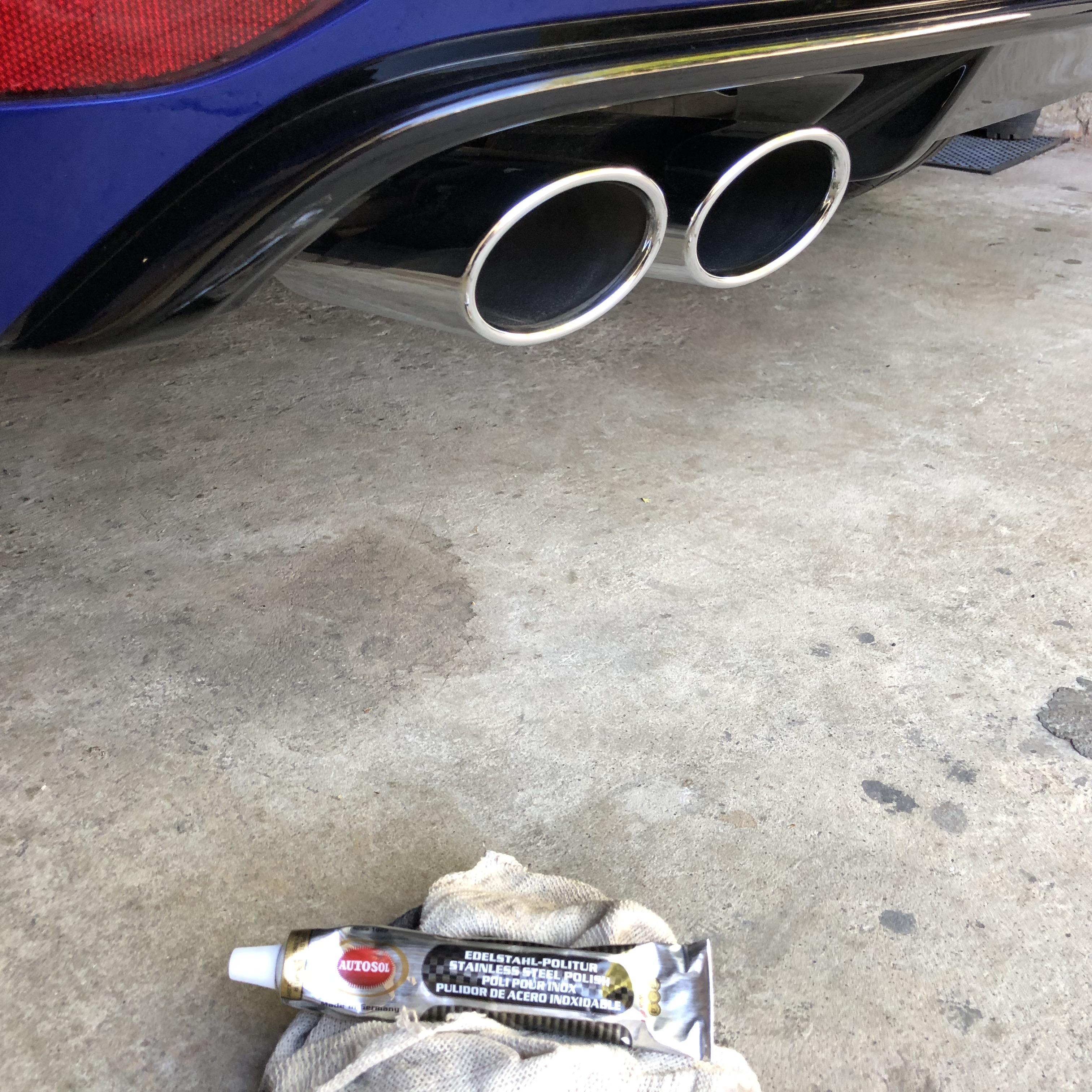 Tip for cleaning exhausts r/GolfGTI