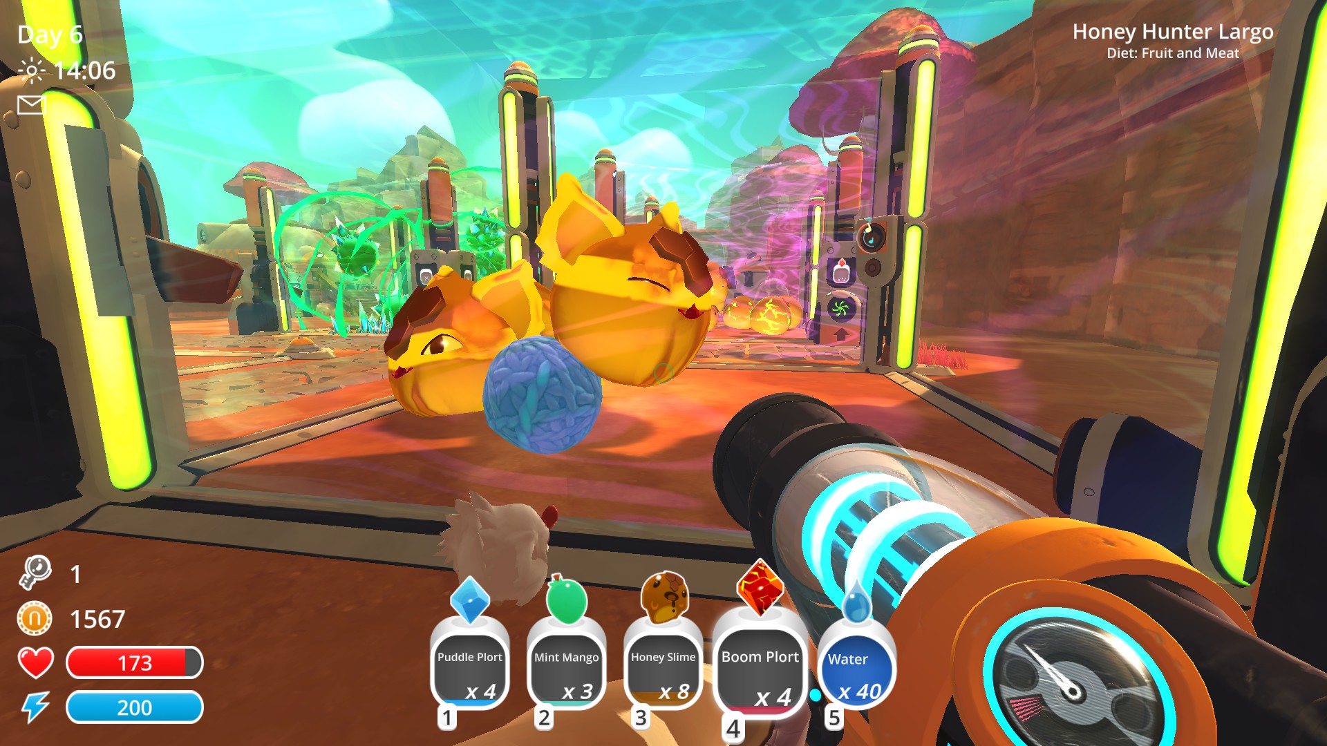 Found the perfect place to put the ball of yarn I found! r/slimerancher