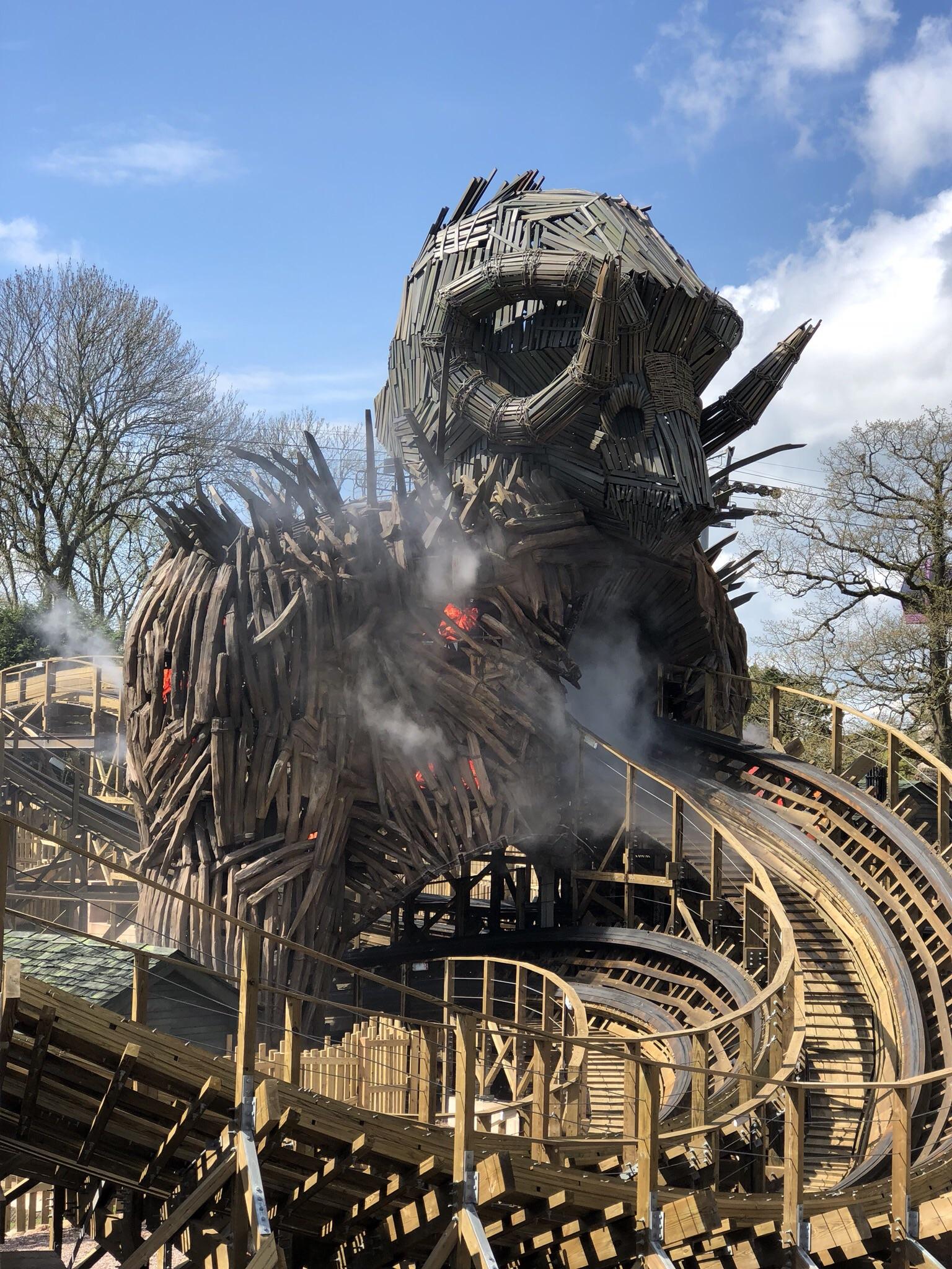 Finally got to try out Wicker Man at Alton Towers. Theming was brilliant. r/rollercoasters