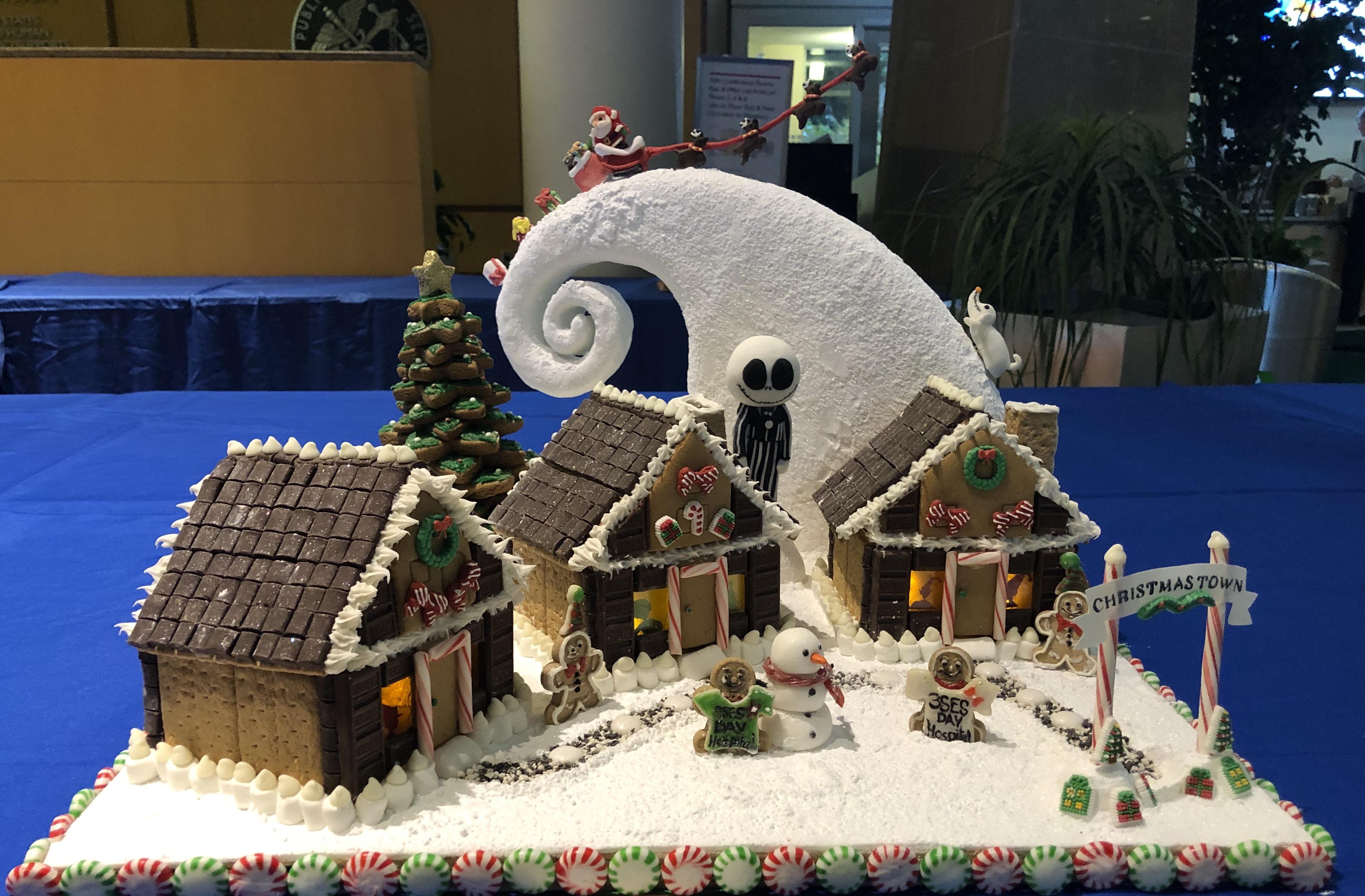 At work we do a gingerbread house competition each year. This was my