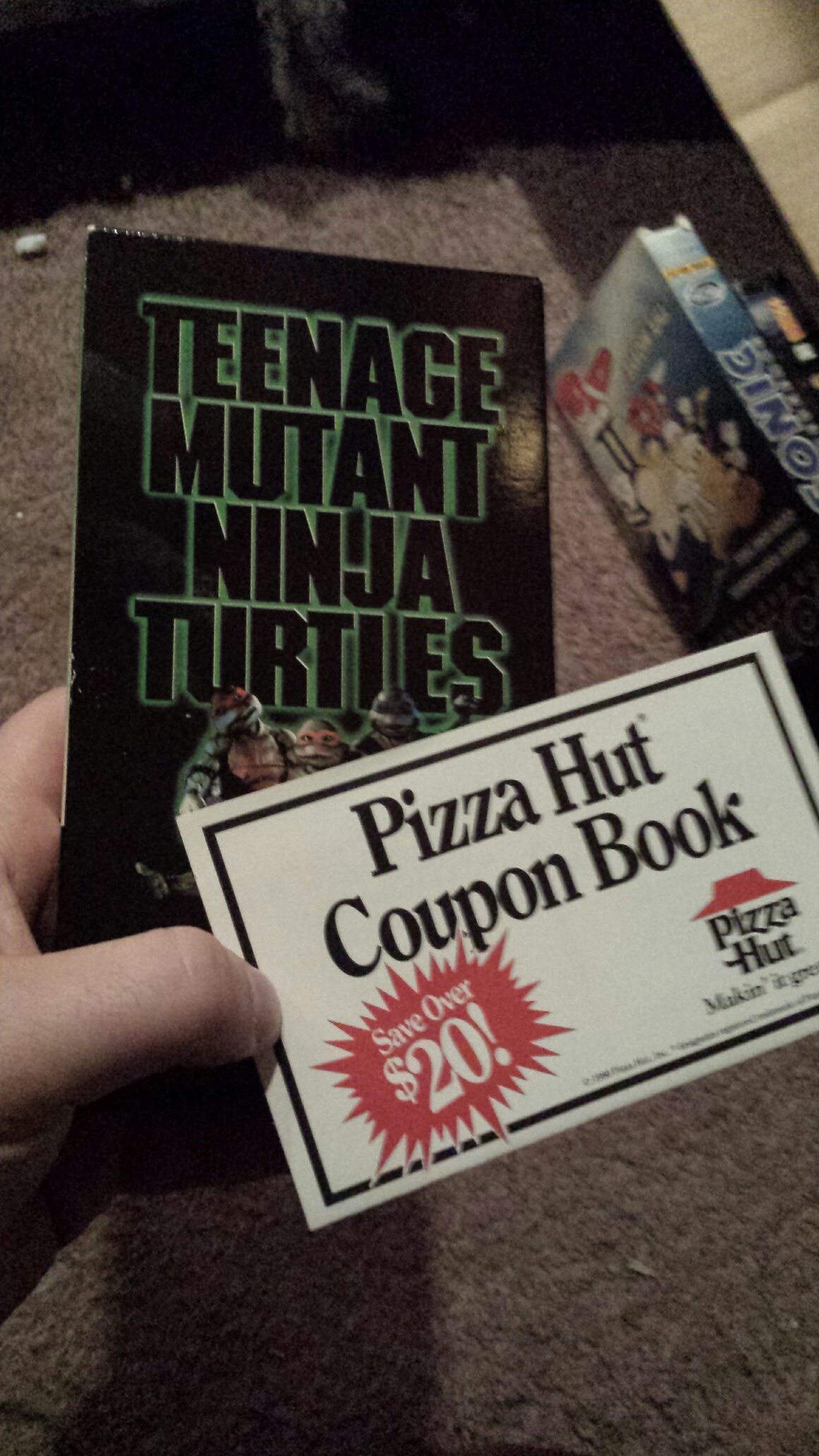Had an unopened VHS of Ninja Turtles since 1991. Opened it and watched it tonight, there were