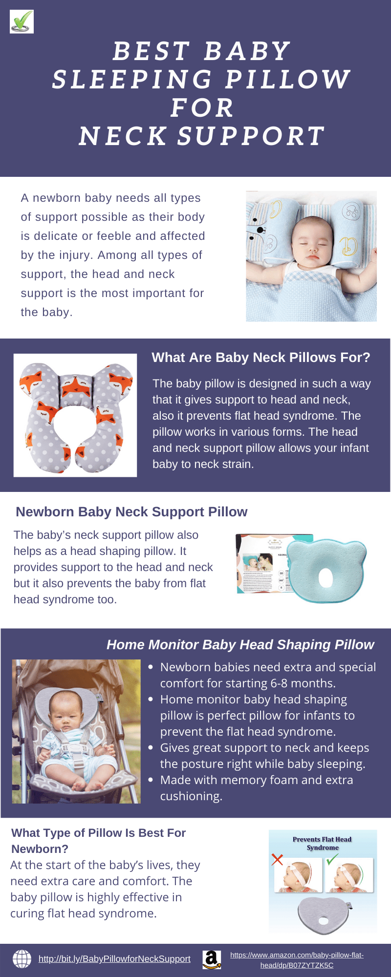 Infographic Best Baby Sleeping Pillow For Neck Support u/Home_monitor