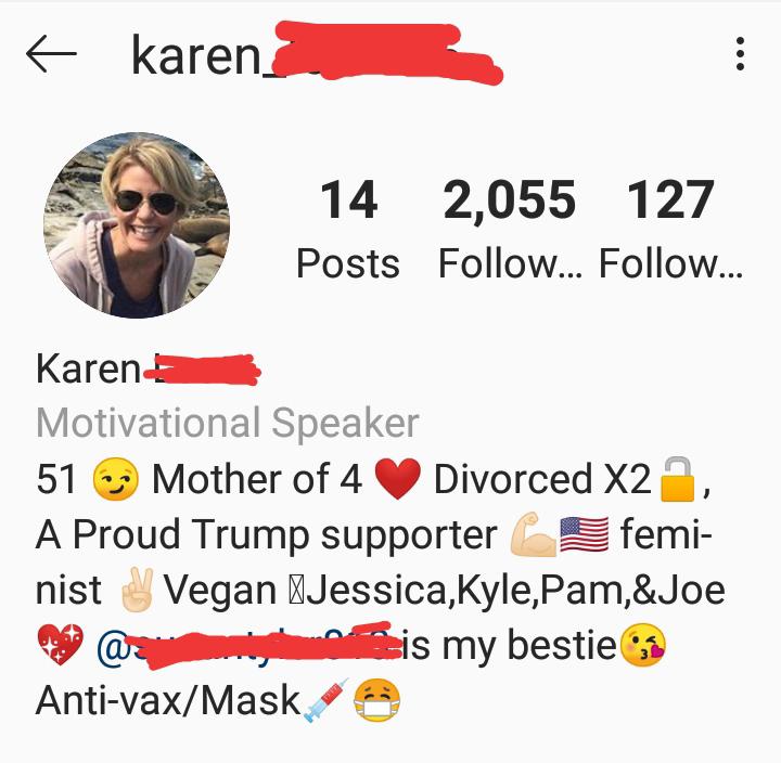 This is the funniest Instagram bio I've ever seen r/facepalm