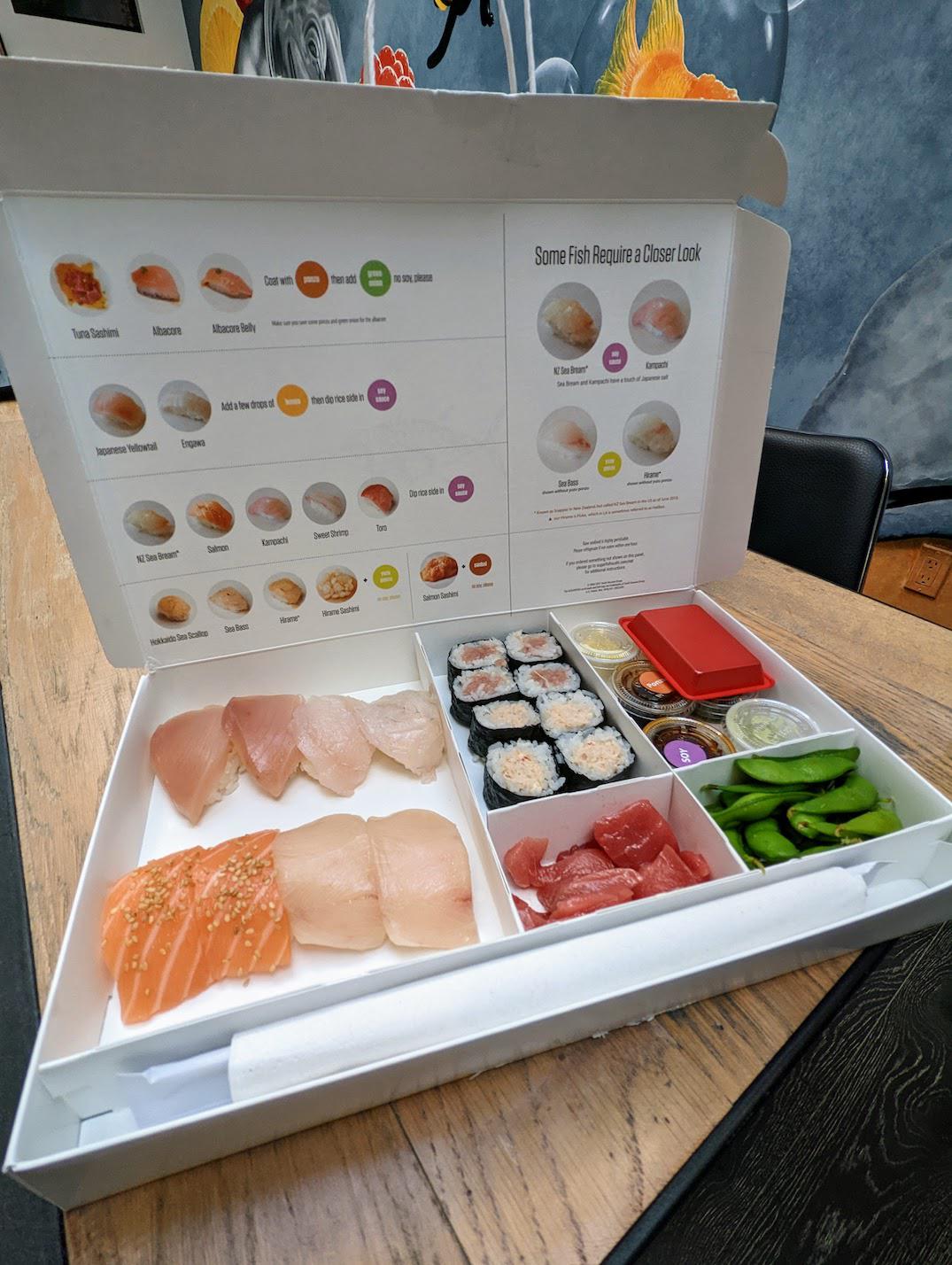 Takeout Sushi r/JapaneseFood