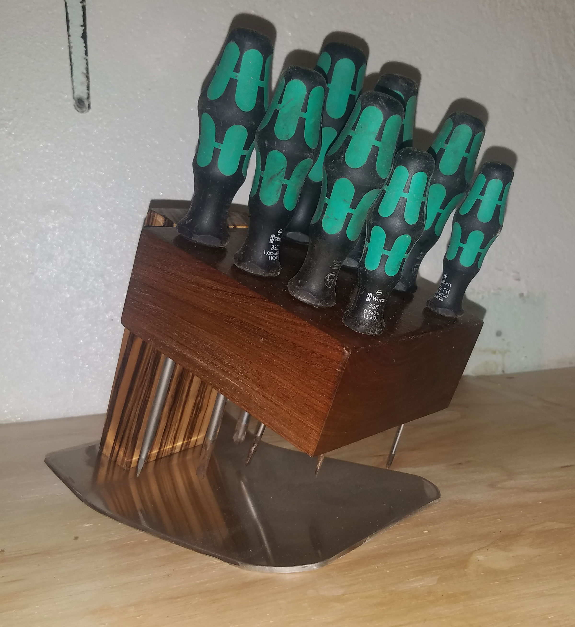 Made a ridiculous holder for my Wera screwdrivers [2400x2616] r/toolporn
