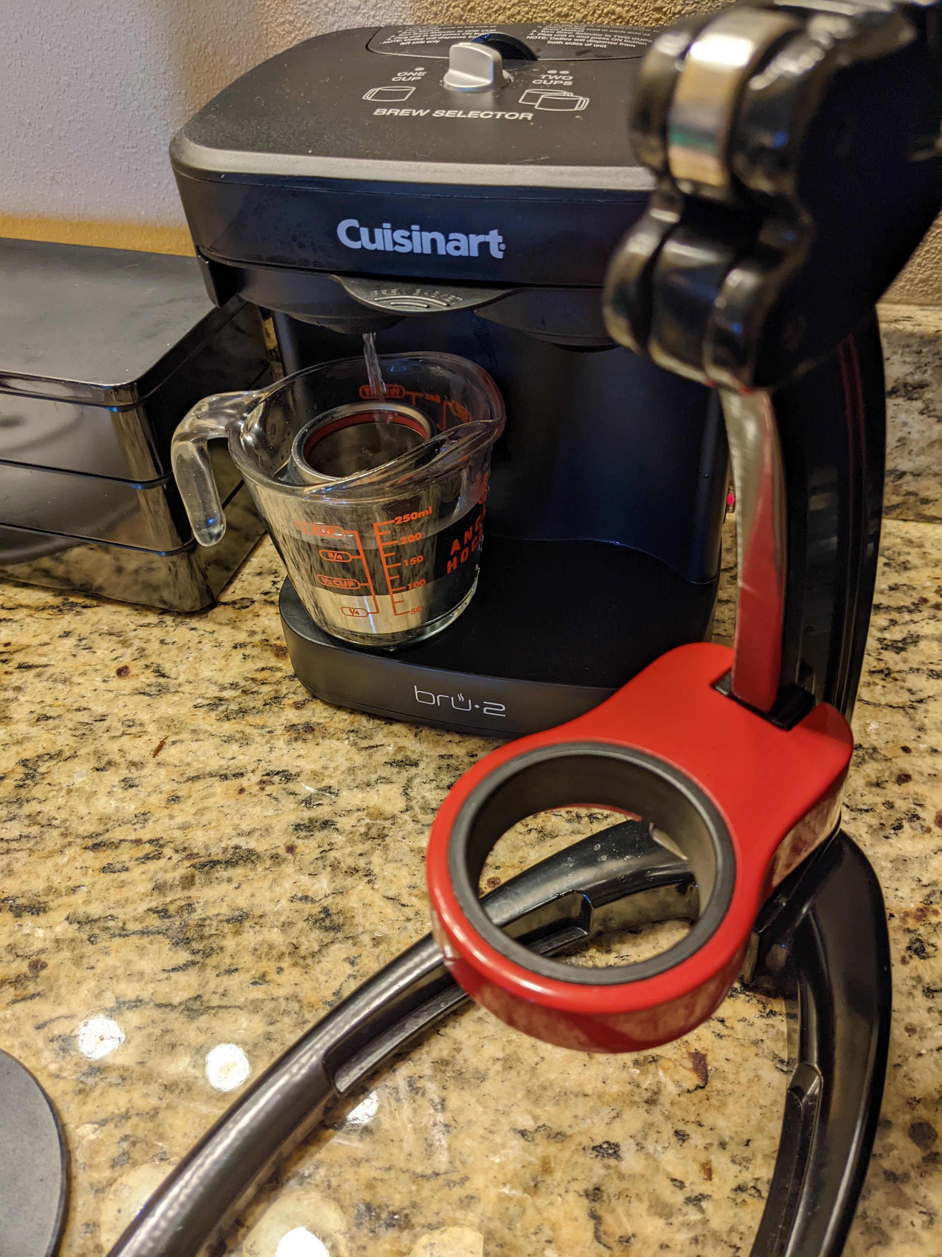 Found a use for the hotel coffee maker, the perfect preheat machine r